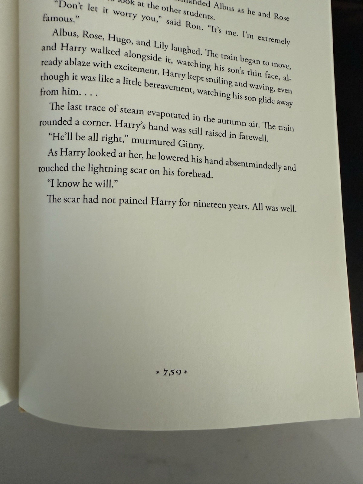 Harry Potter And The Deathly Hallows 1st 2007 RARE ERROR 759 Pages
