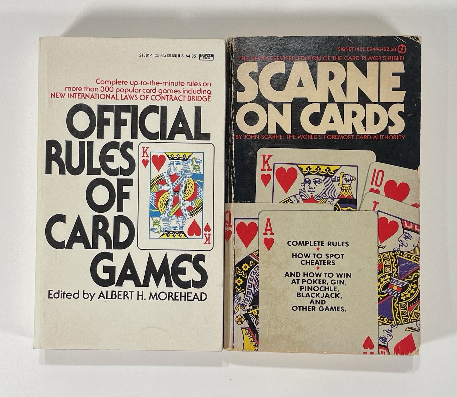 Blackjack Poker Book Lot Of 7 – Scarne On Cards Casino Playing Card Game Guide