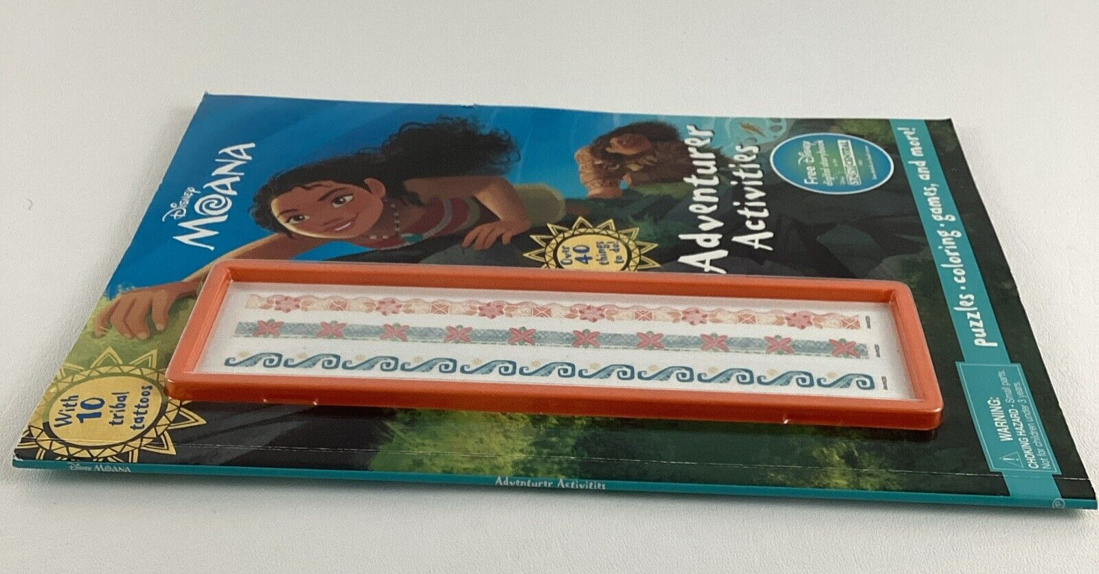Disney Moana Coloring Book Adventurer Activities Puzzle Games Tribal Tattoos New