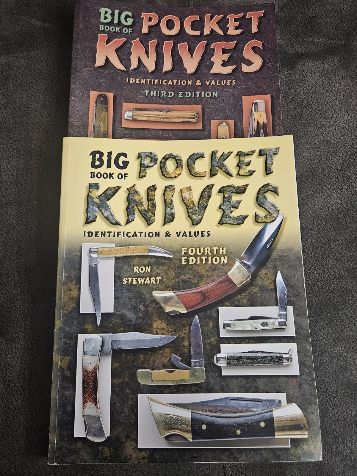 Big Book of Pocket Knives : Identification & Values – pbk Ron Stewart 3rd & 4th