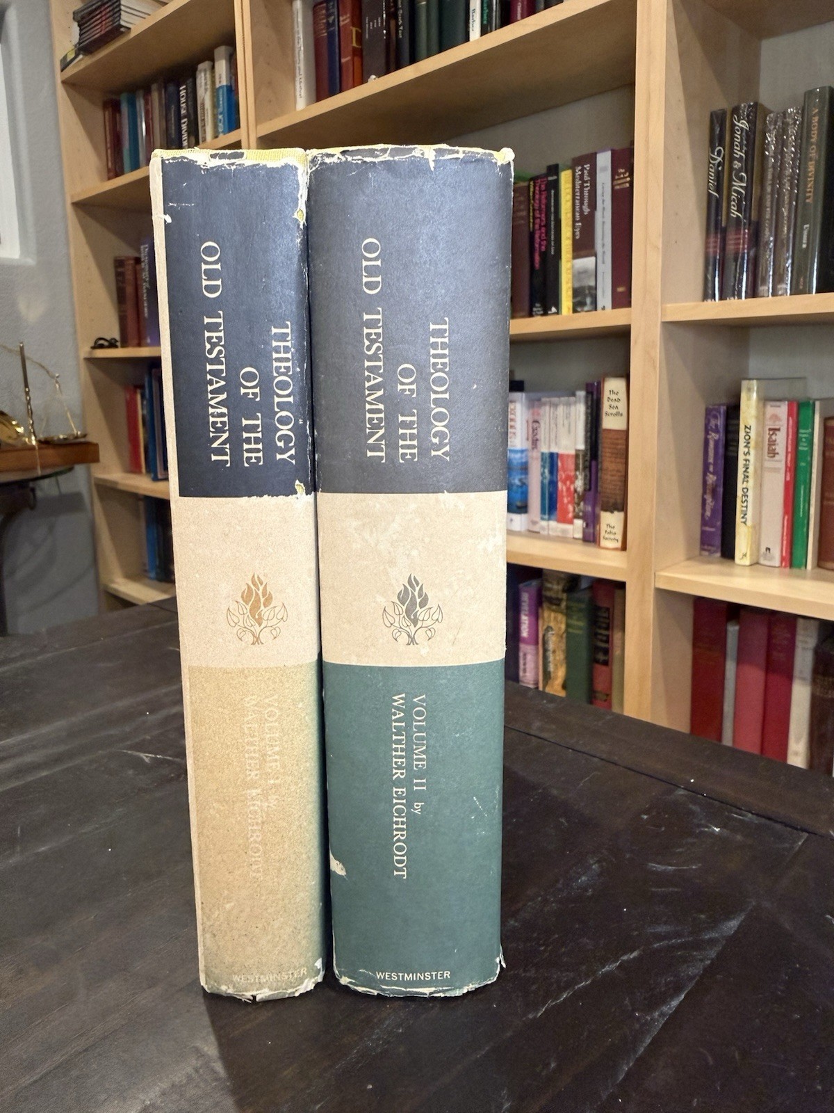 2 Vol Set Theology of the Old Testament Eichrodt Westminster Press HBDJ