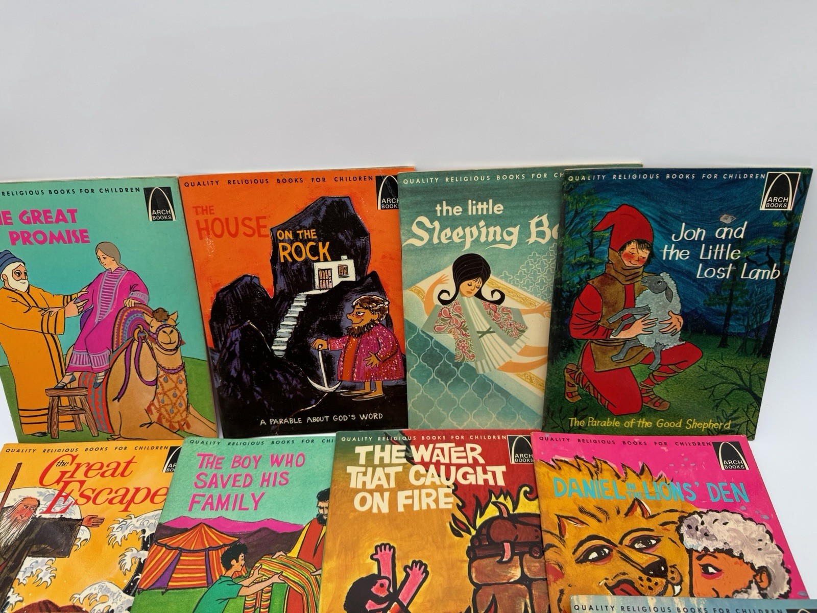 LOT (28) ARCH Quality Religious Books for Children VINTAGE 1960s-1970 Homeschool