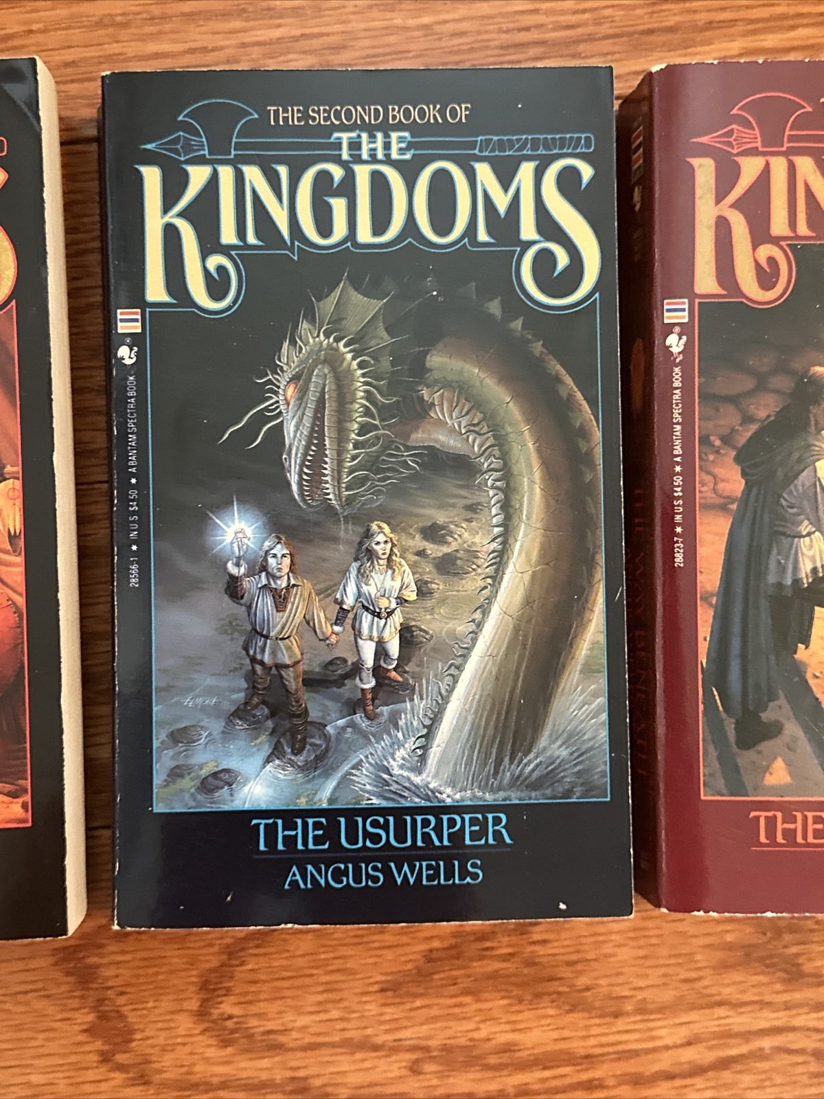 Angus Wells THE KINGDOMS Wrath of Ashar, Usurper, Way Beneath 1ST Edition Books