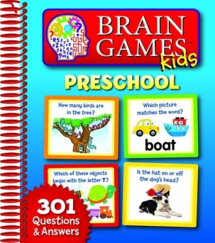 Brain Games Kids: Preschool – Spiral-bound – VERY GOOD