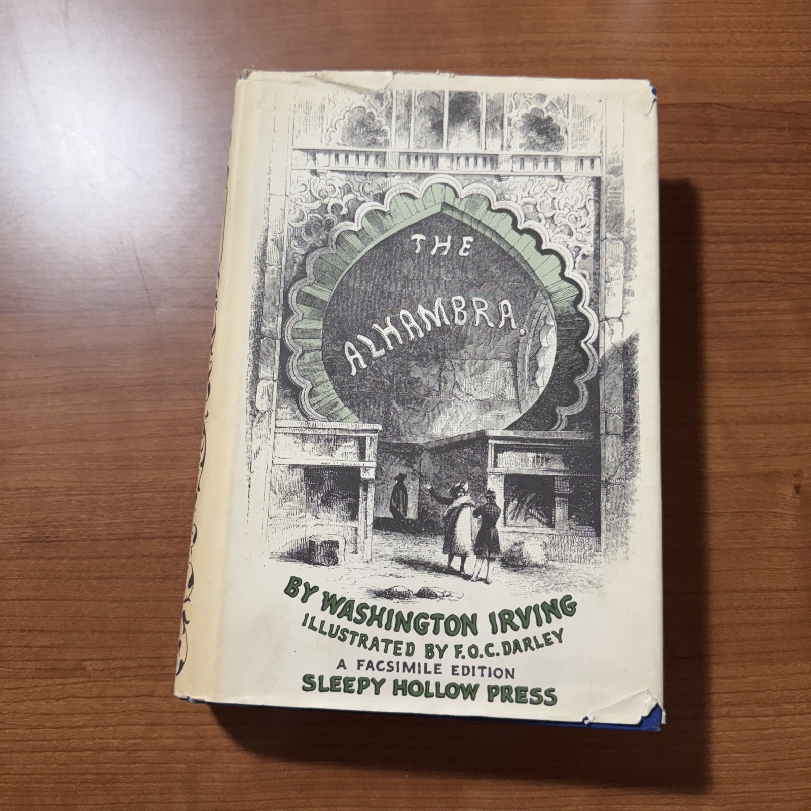 THE ALHAMBRA by Washington Irving Sleepy Hollow Press Facsimile 1982 HCDJ