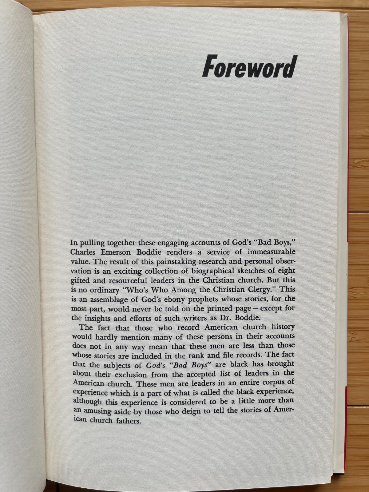 Black History Religion – Baptist Church Preachers – God’s Bad Boys – Signed!