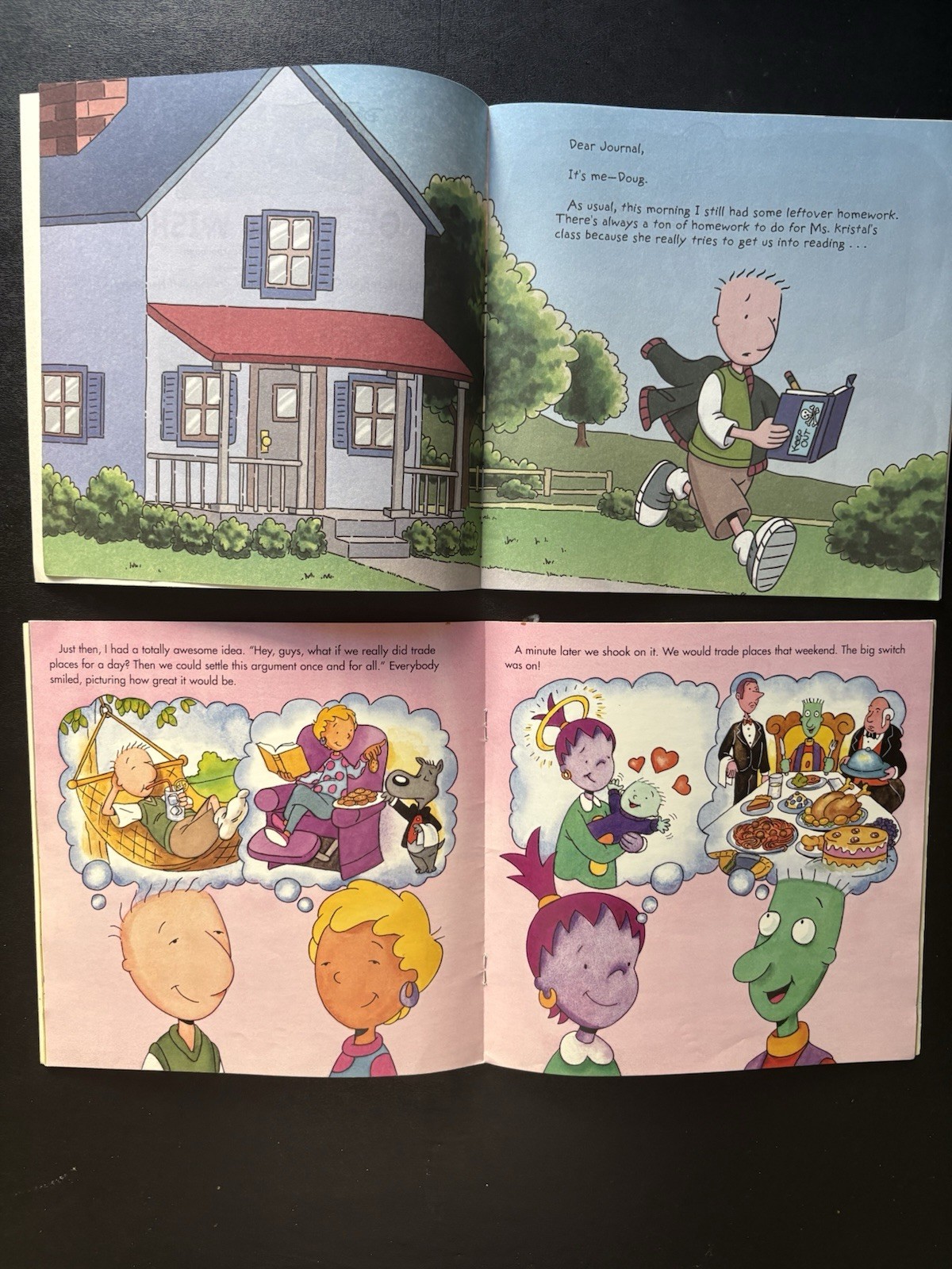 Doug Disney Books Jim Jinkins Trading Places + Gets His Wish 1997-1999