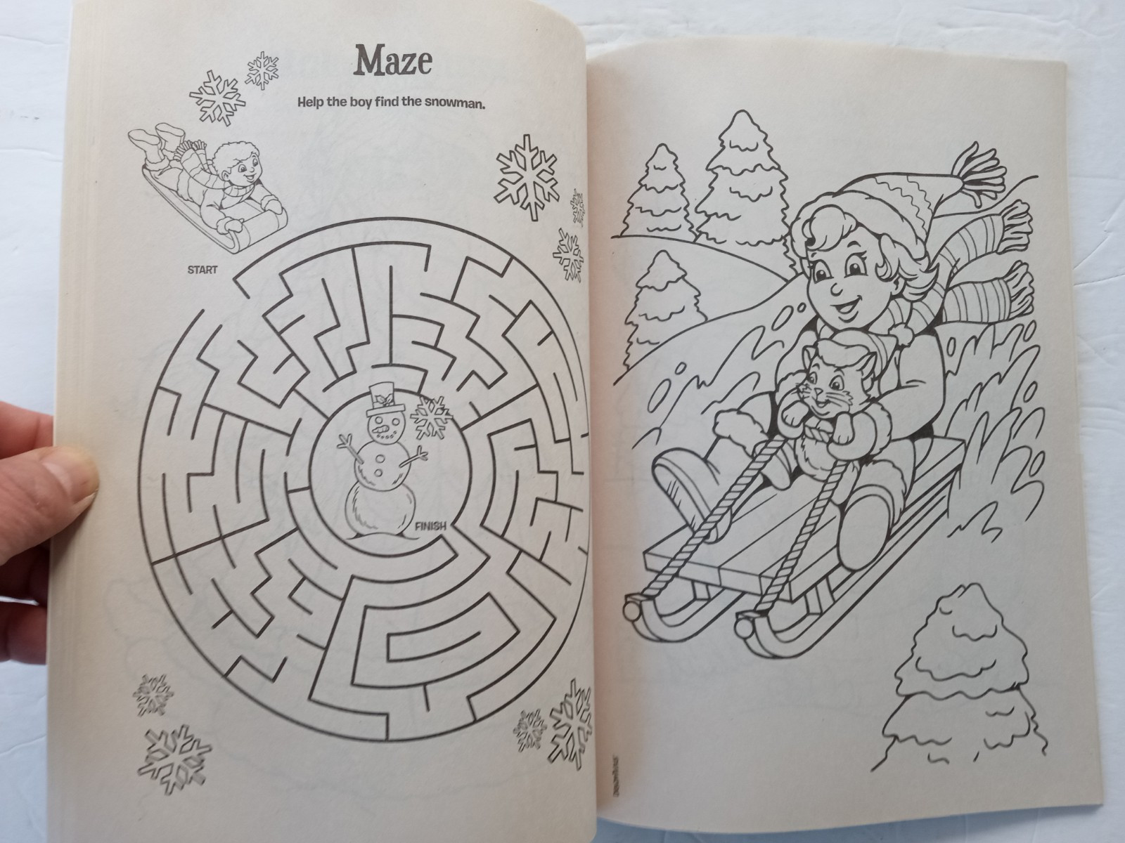 Colortivity Christmas Holiday Coloring and Activity Book Frosty Fun DREAMTIVITY