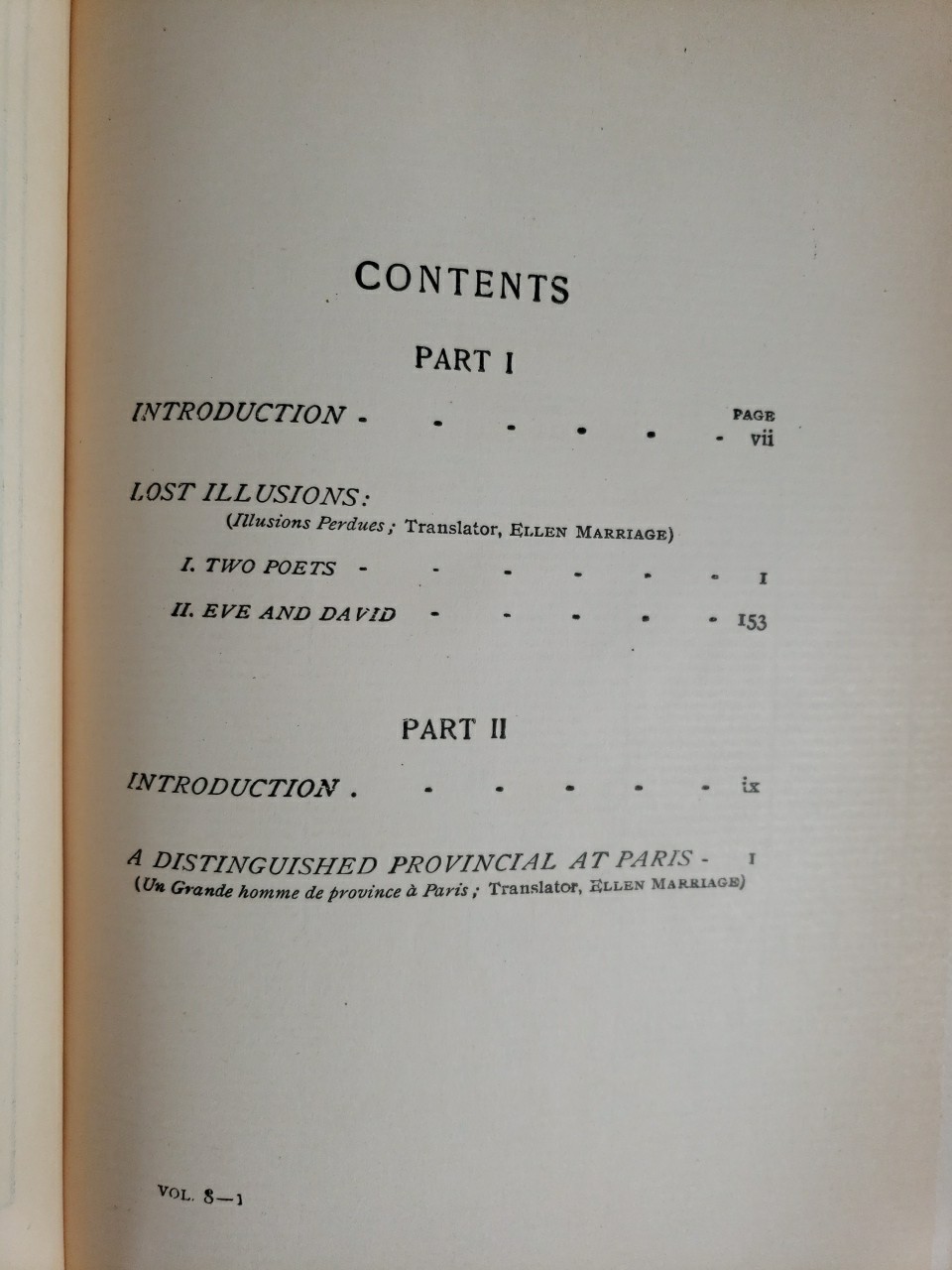 The Works of Honore De Balzac 6 Volumes-3, 4, 5, 8, 13, 14 (1901 Edition de Luxe