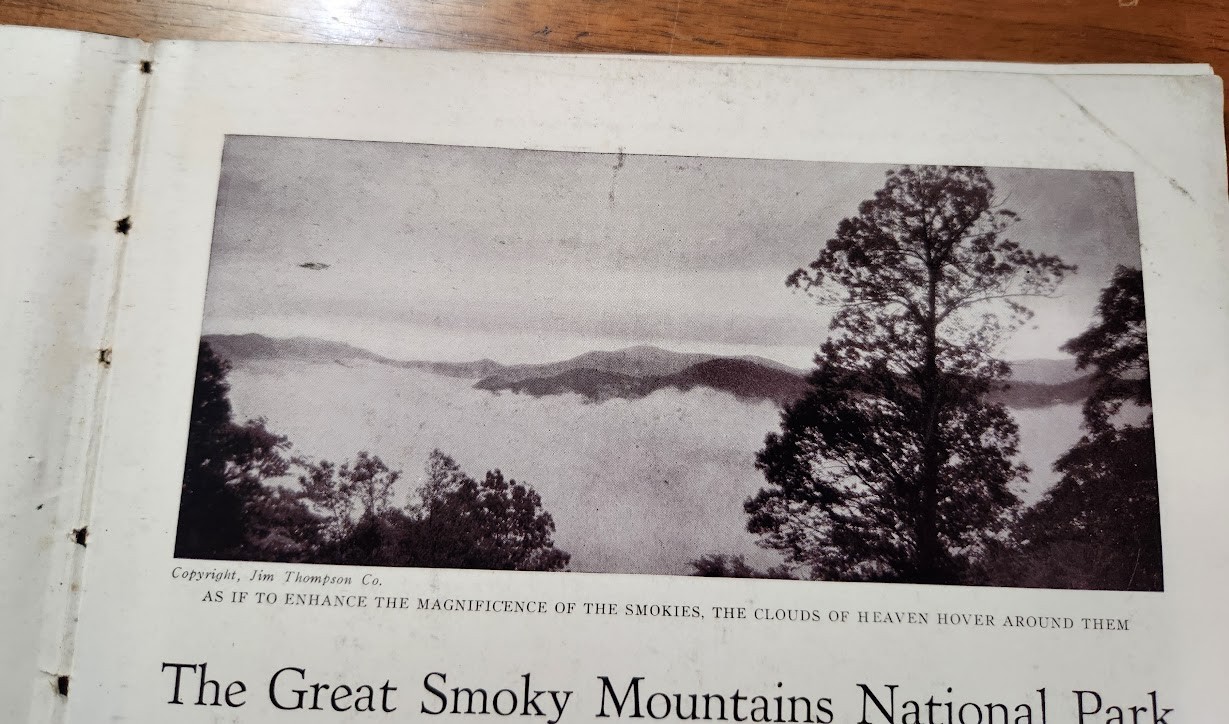 Great Smoky Mountains National Park 1928 SC GSM Pub Co Rare Antique Collectible