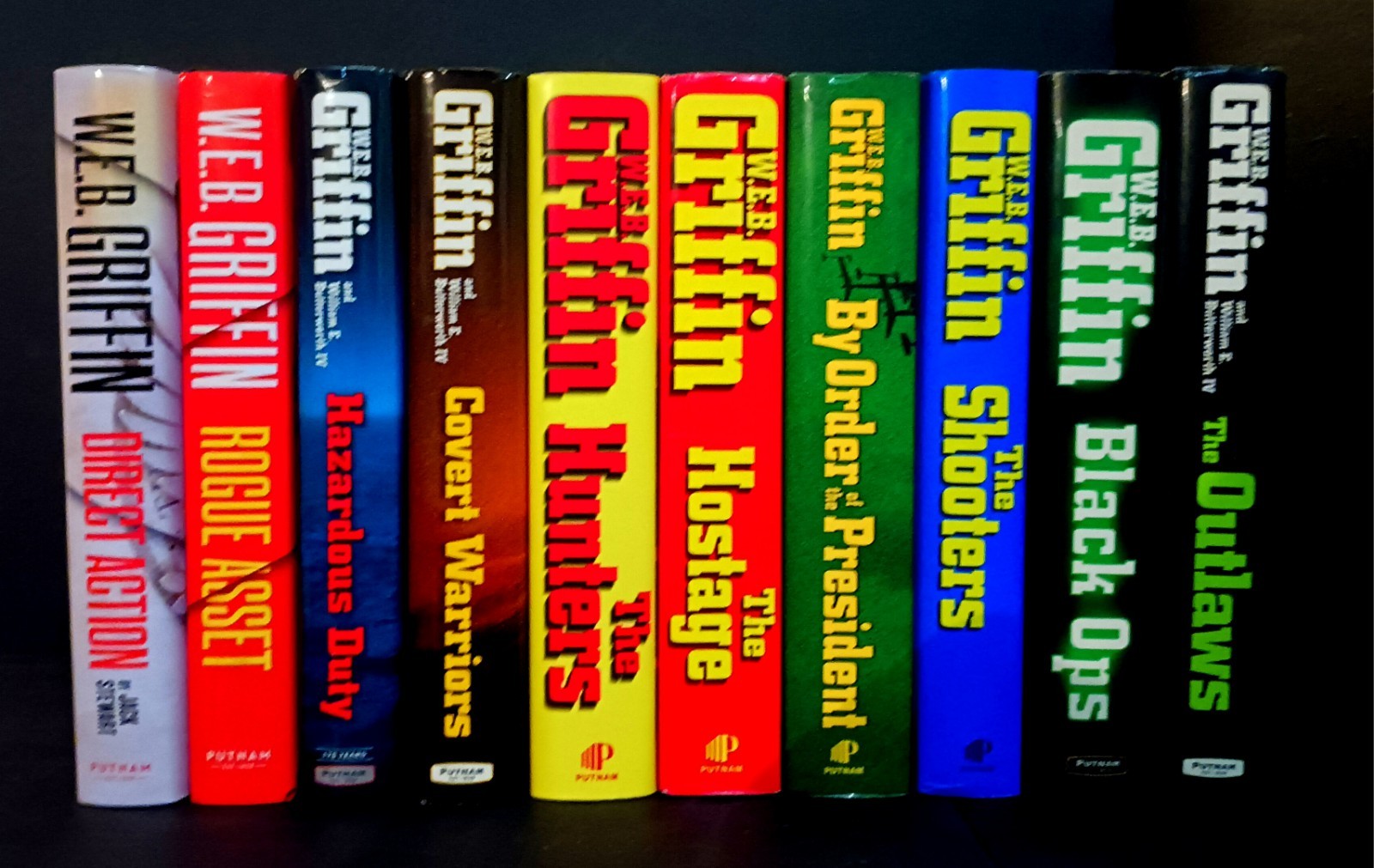 PRESIDENTIAL AGENT Series by W.E.B. Griffin Plus DIRECT ACTION and ROGUE ASSET