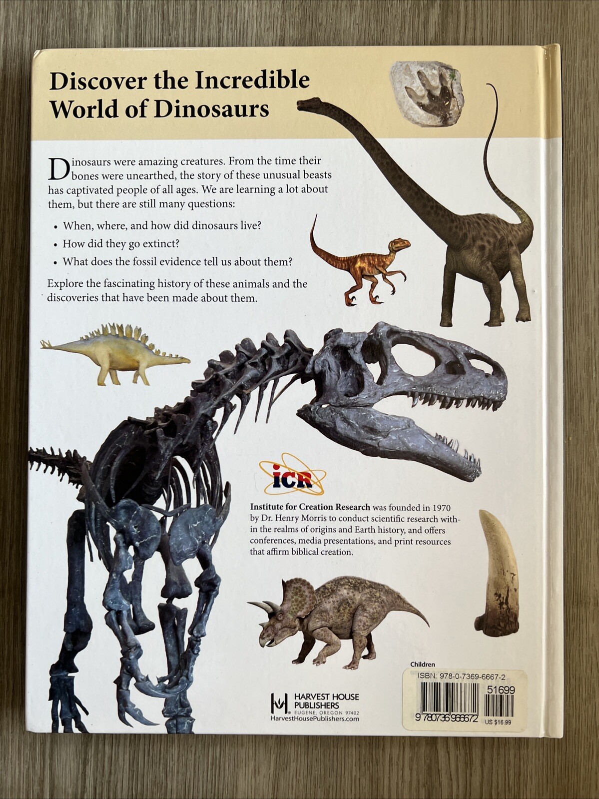 Guide to Dinosaurs by Institute for Creation Research (2015, Hardcover)