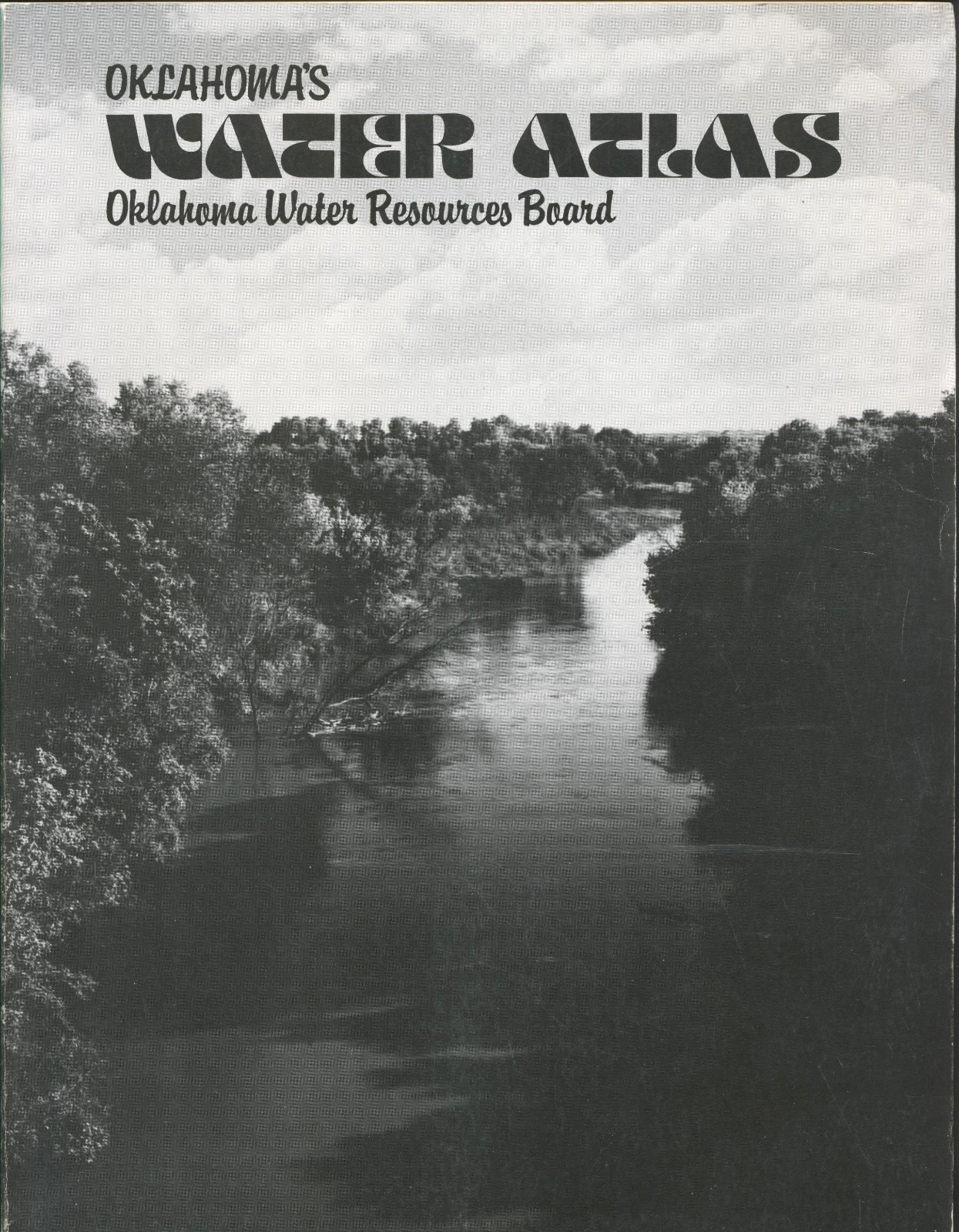 1984 Oklahoma Water Atlas 186 Pages Maps of Lakes Depth Location Data Foldouts