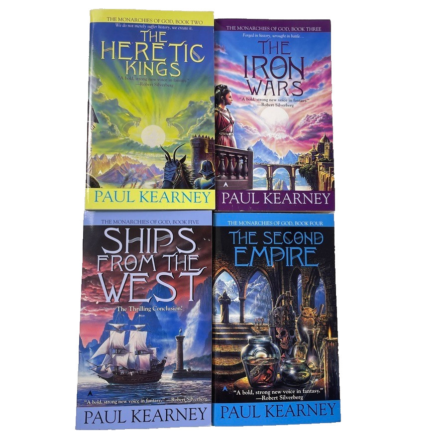 Monarchies of God Book Lot 2 3 4 5 by Paul Kearney – Ace Fantasy Paperbacks