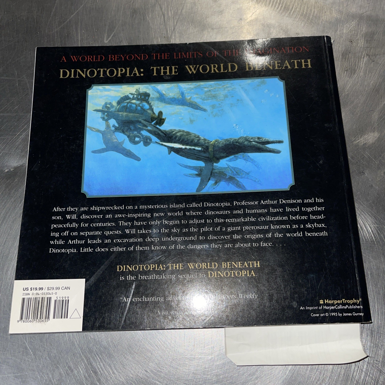 DINOTOPIA: THE WORLD BENEATH By James Gurney & James Gurney