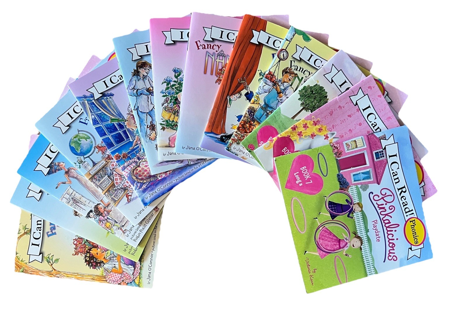 Lot of 20 Pinkalicious And Fancy Nancy Easy Reader Books, Level 1, Phonics