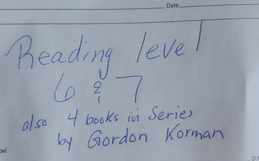 Lot of 14 Books 4 are GORDON KORMAN’s Children Books Series Reading level 6-7