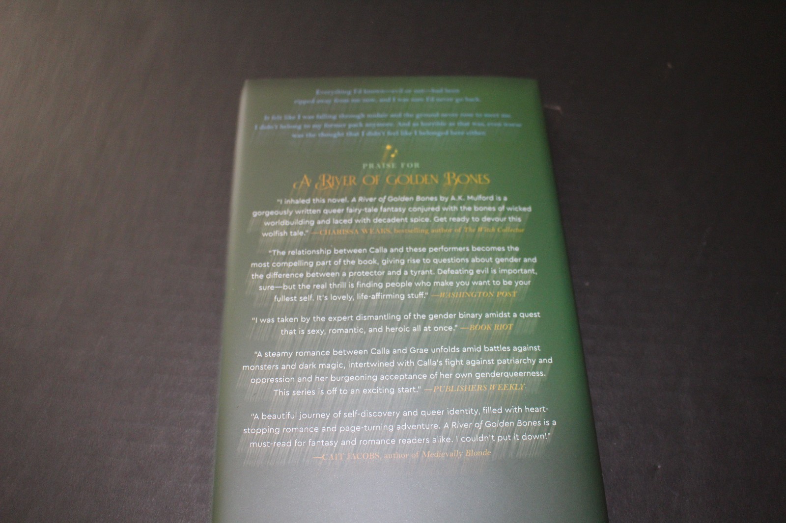 A Sky of Emerald Stars Book 2 of the Golden Court A.K. Mulford Autograph Signed