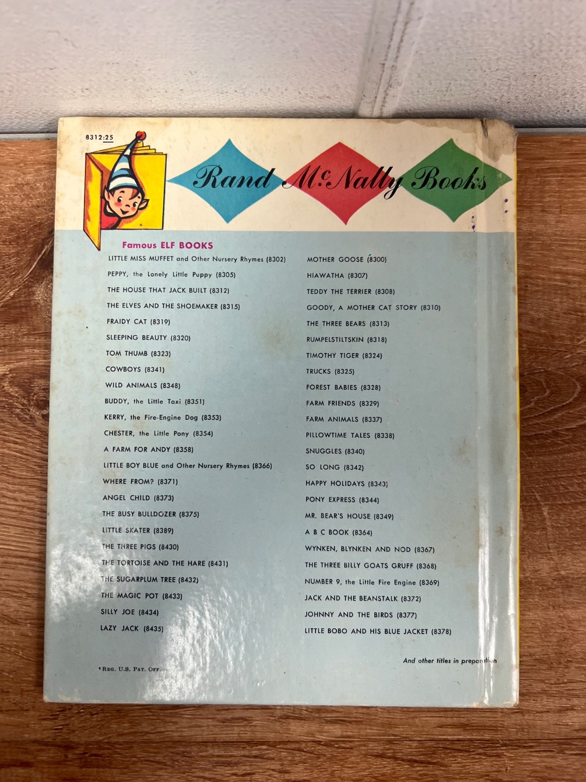 Lot of 9 Vintage Rand McNally Junior Elf Books Varying Condition