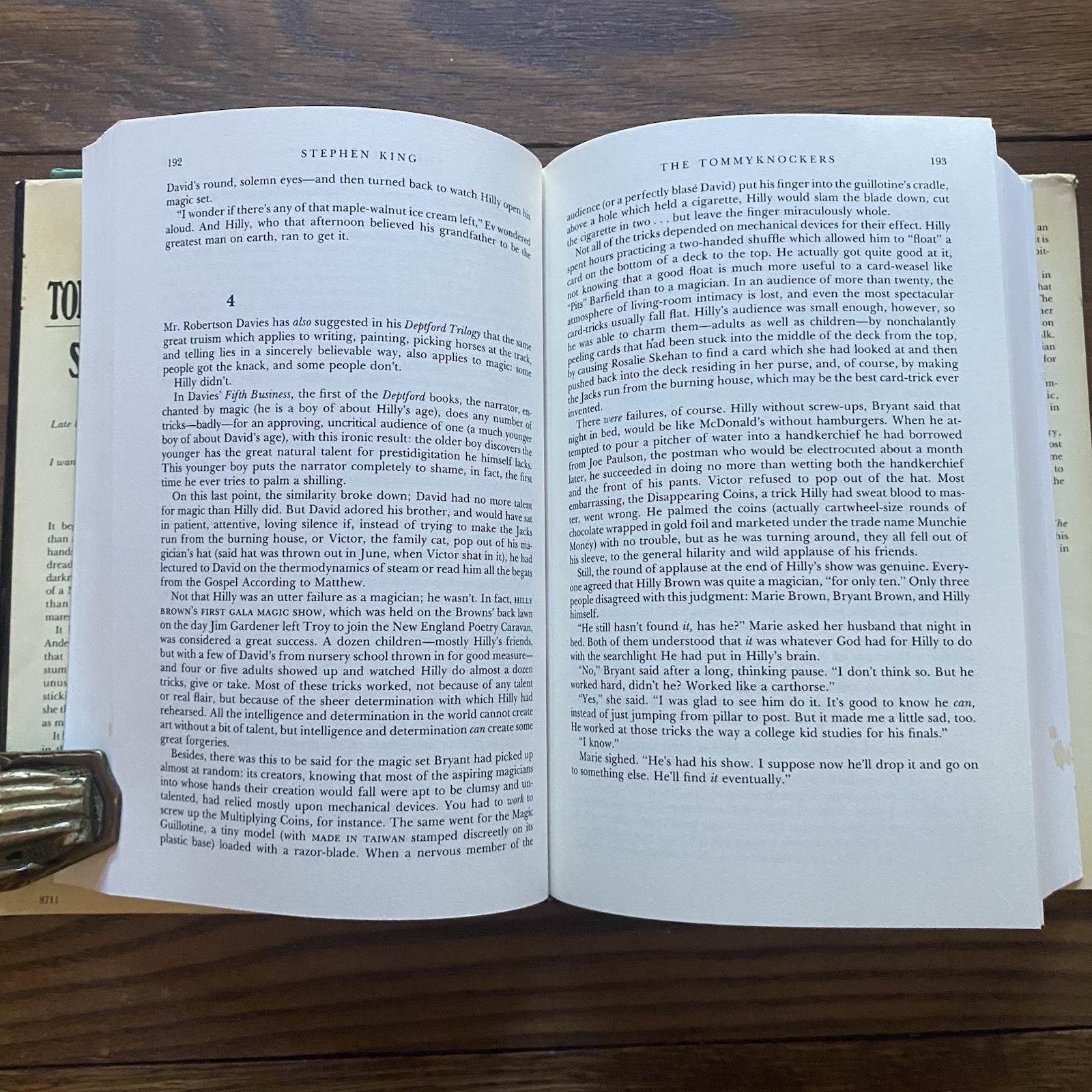 Stephen King The Tommyknockers 1987 Hardcover Dust Jacket