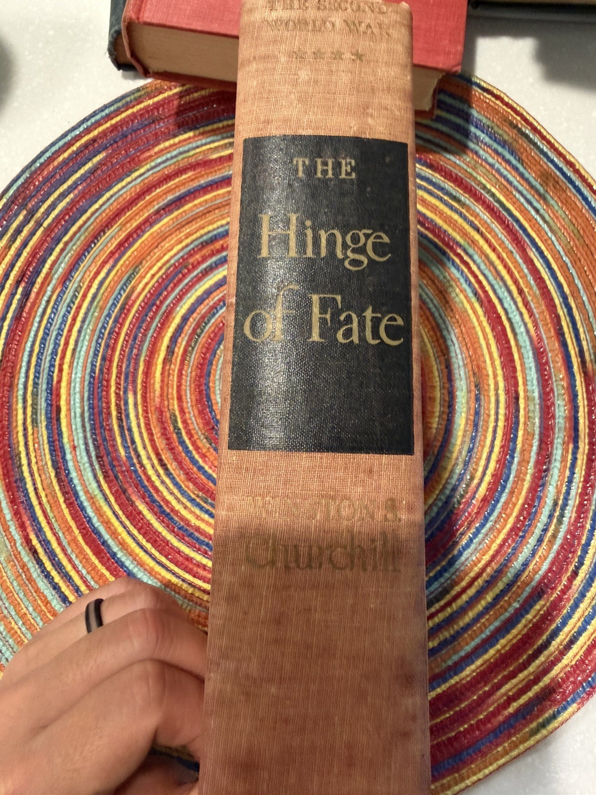 Vintage The Hinge of Fate By Winston Churchill The Second World War 1st Ed. 1949