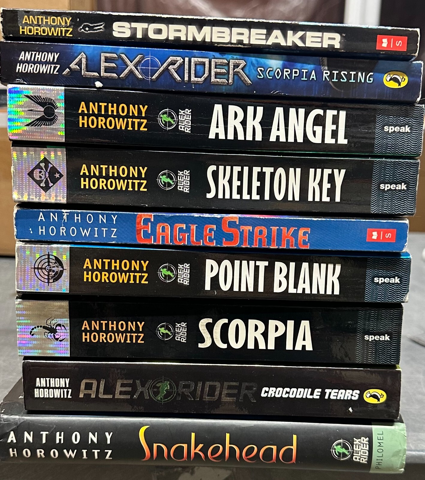 ALEX RIDER Series Set #1-9 Books Lot by Anthony Horowitz