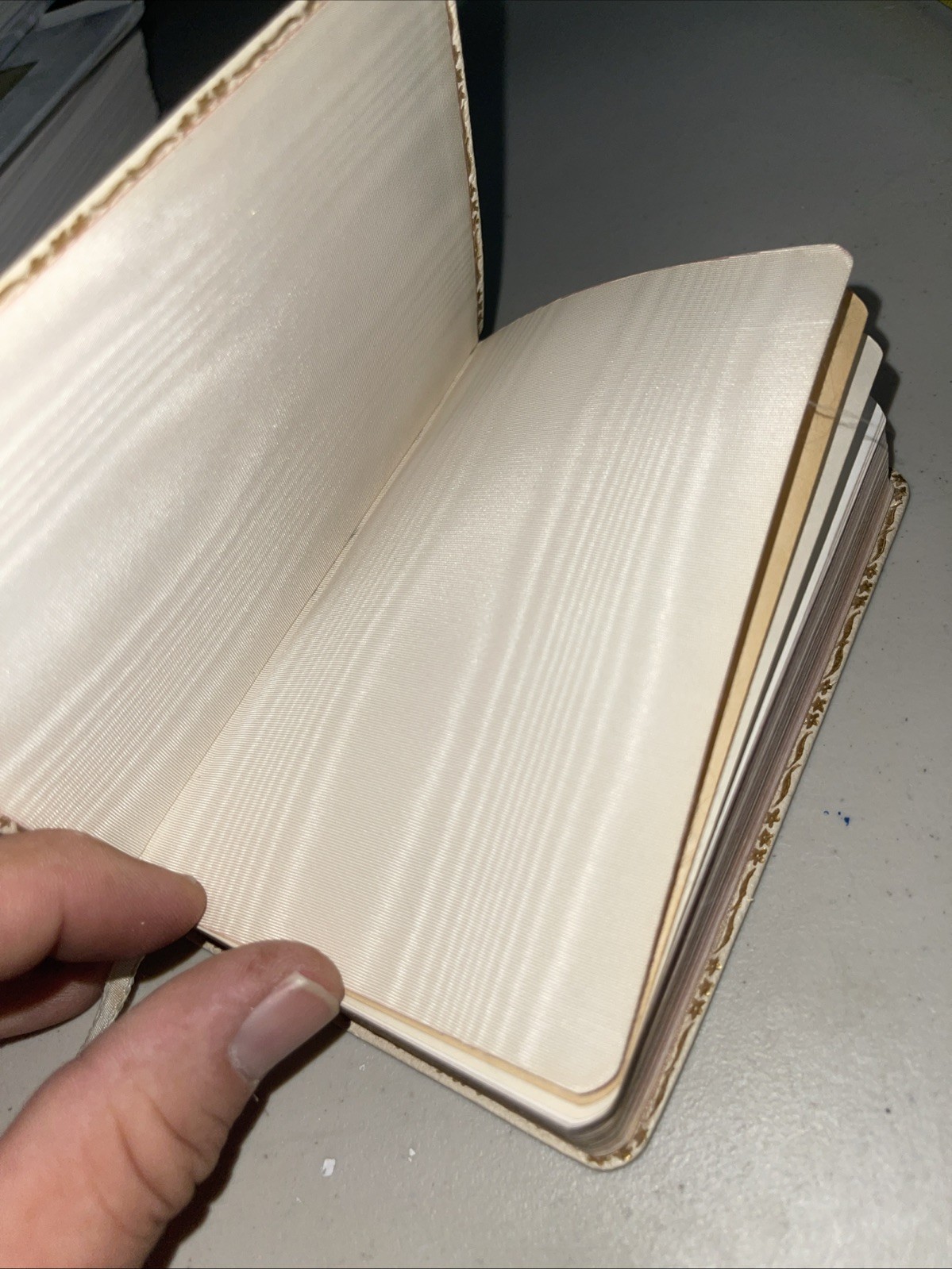 Vintage Wedding Bible KJV Unused Harper Printed In England 1950-60? 3.75” X 5.5”