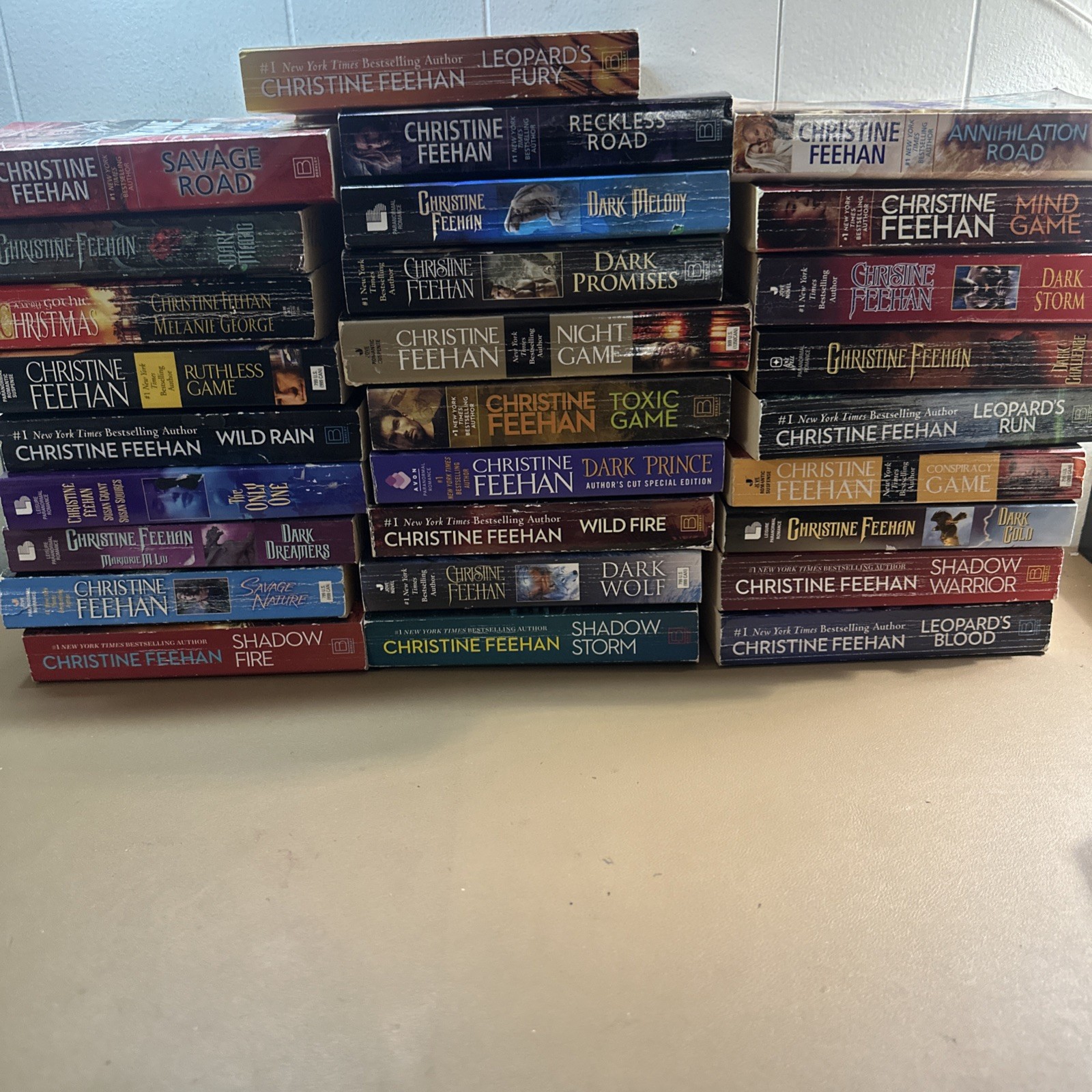 Christine Feehan Lot of 28 Books-Paranormal Romance-Mixed Series-Paperback