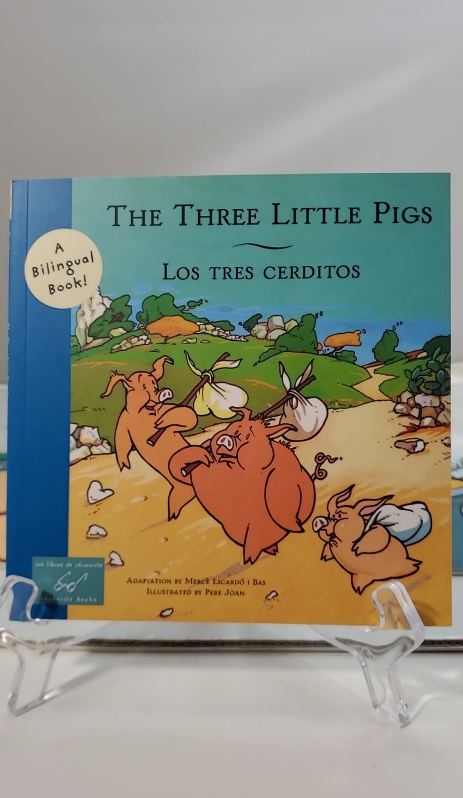 Three Little Pigs,Jack And The Beanstalk,The Ugly Ducklings, Bilingual Books.