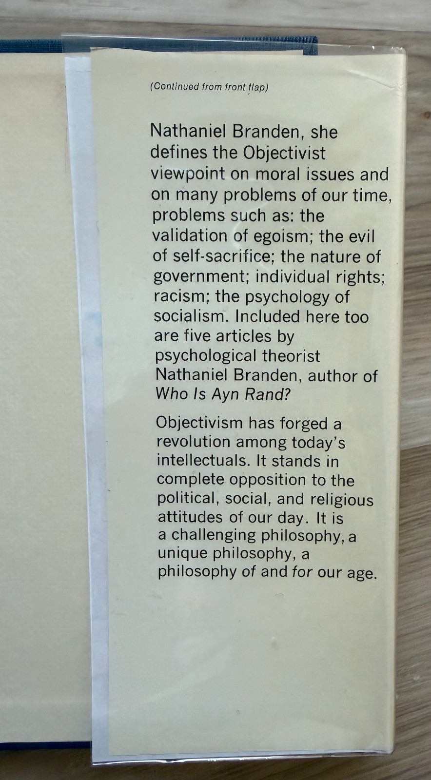 AYN RAND The Virtue of Selfishness 1st Edition 1st Printing 1964 HC/DJ FINE Rare