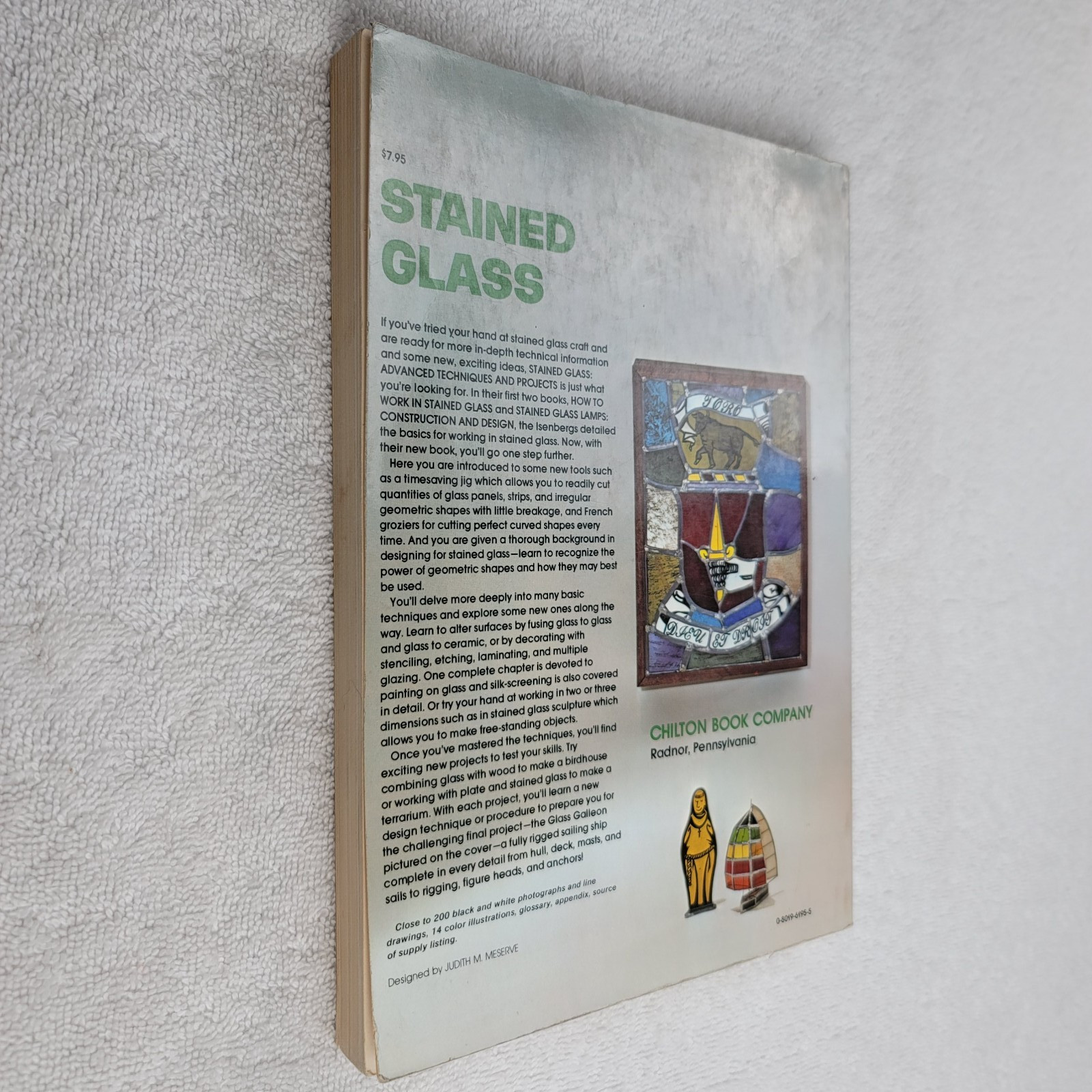 Stained Glass Advanced Techniques and Projects by Anita Isenberg (1976) SC