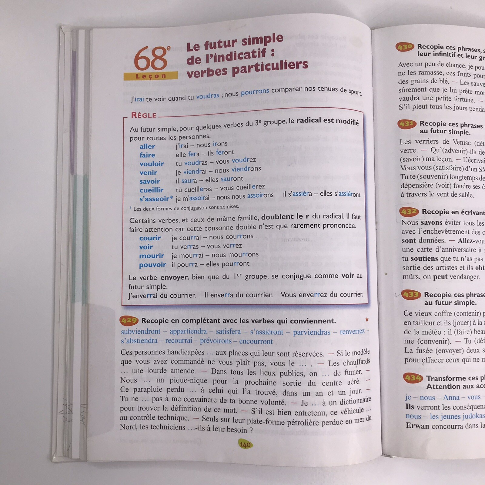 Hachette FRENCH Instruction Book BLED CM1 CM2 Educ 2008 Homeschool Immersion