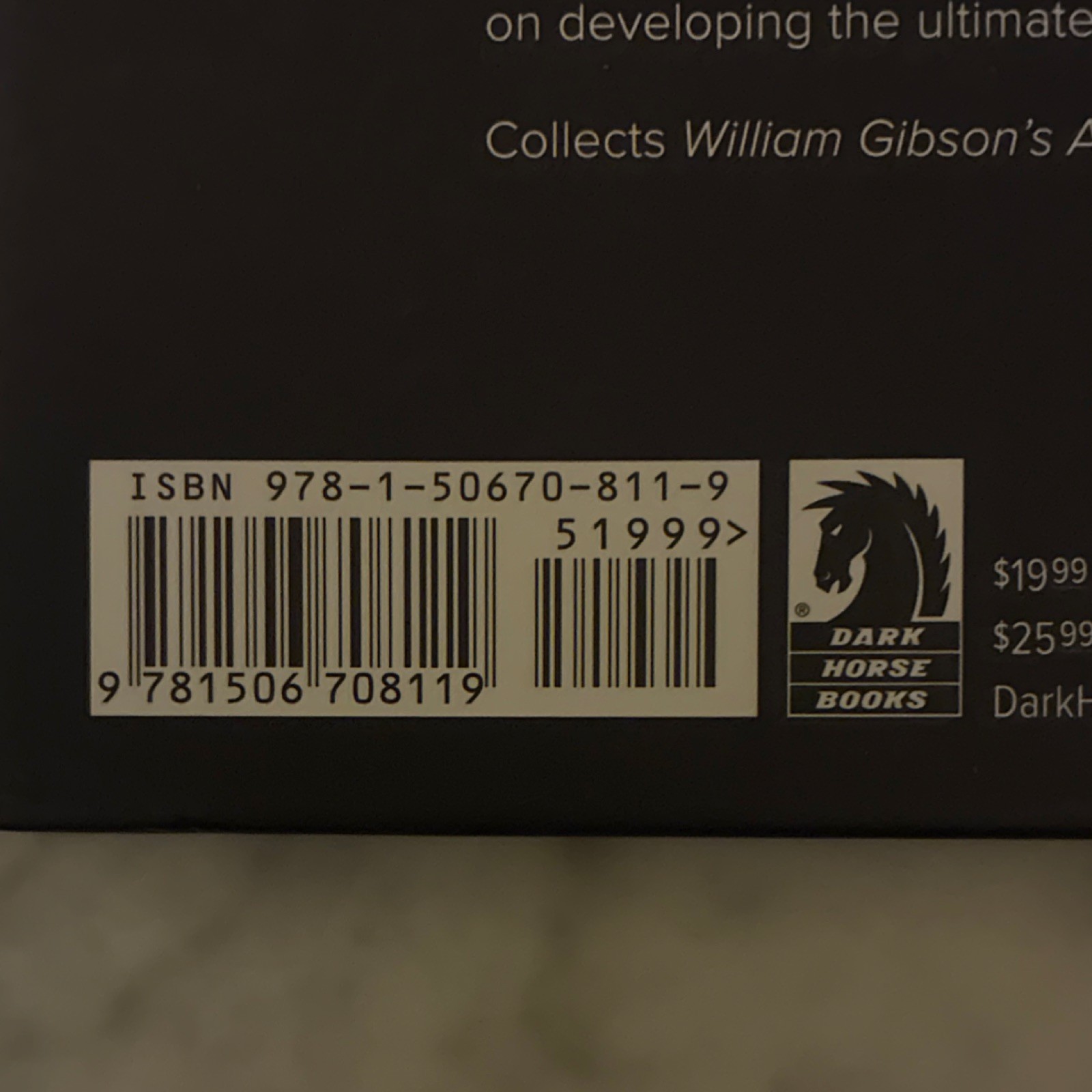 Alien 3 The Unproduced Screenplay HC Dark Horse William Gibson OOP Graphic Novel