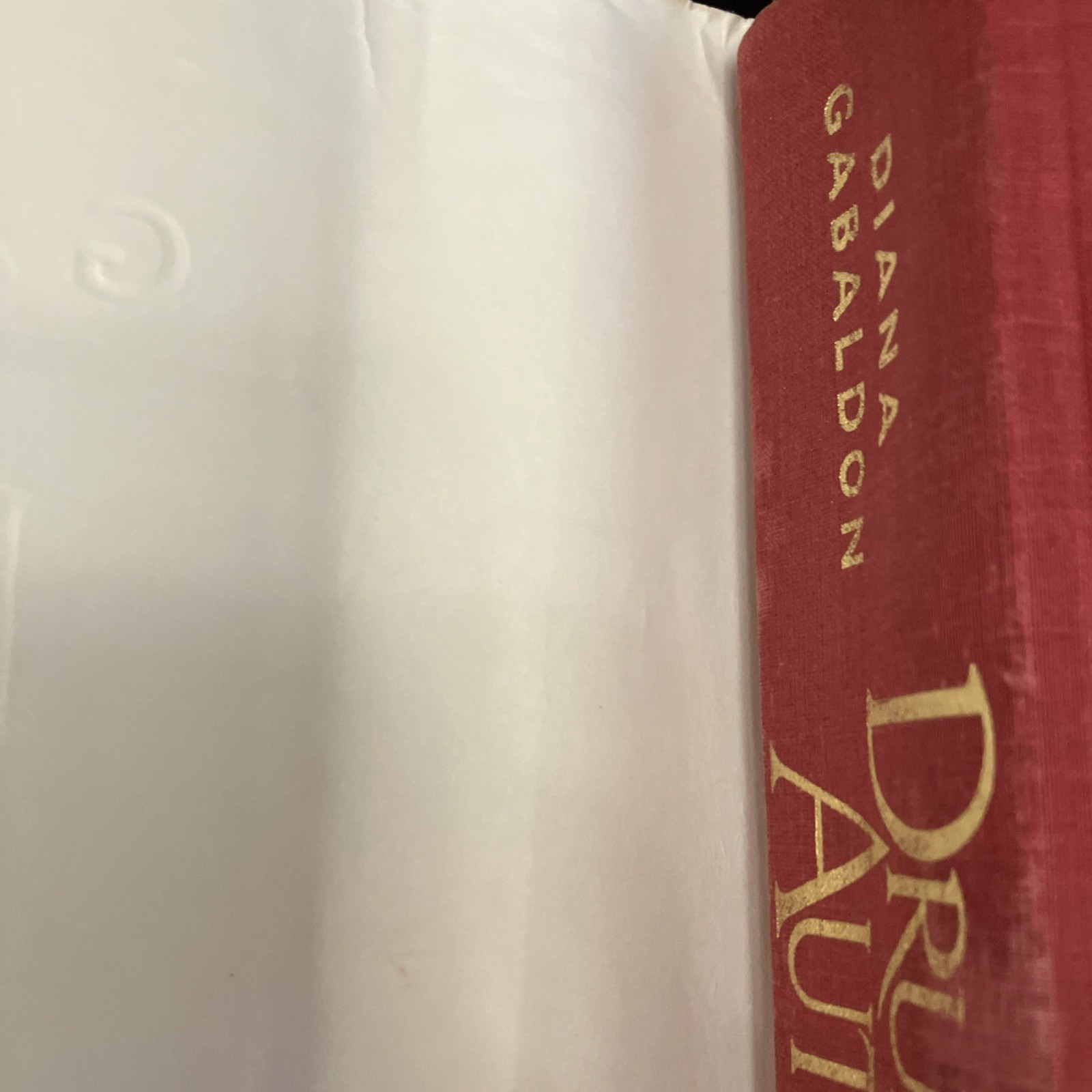 Drums of Autumn Diana Gabaldon Hardcover w/DJ 1st edition 1997 lib Reading Copy