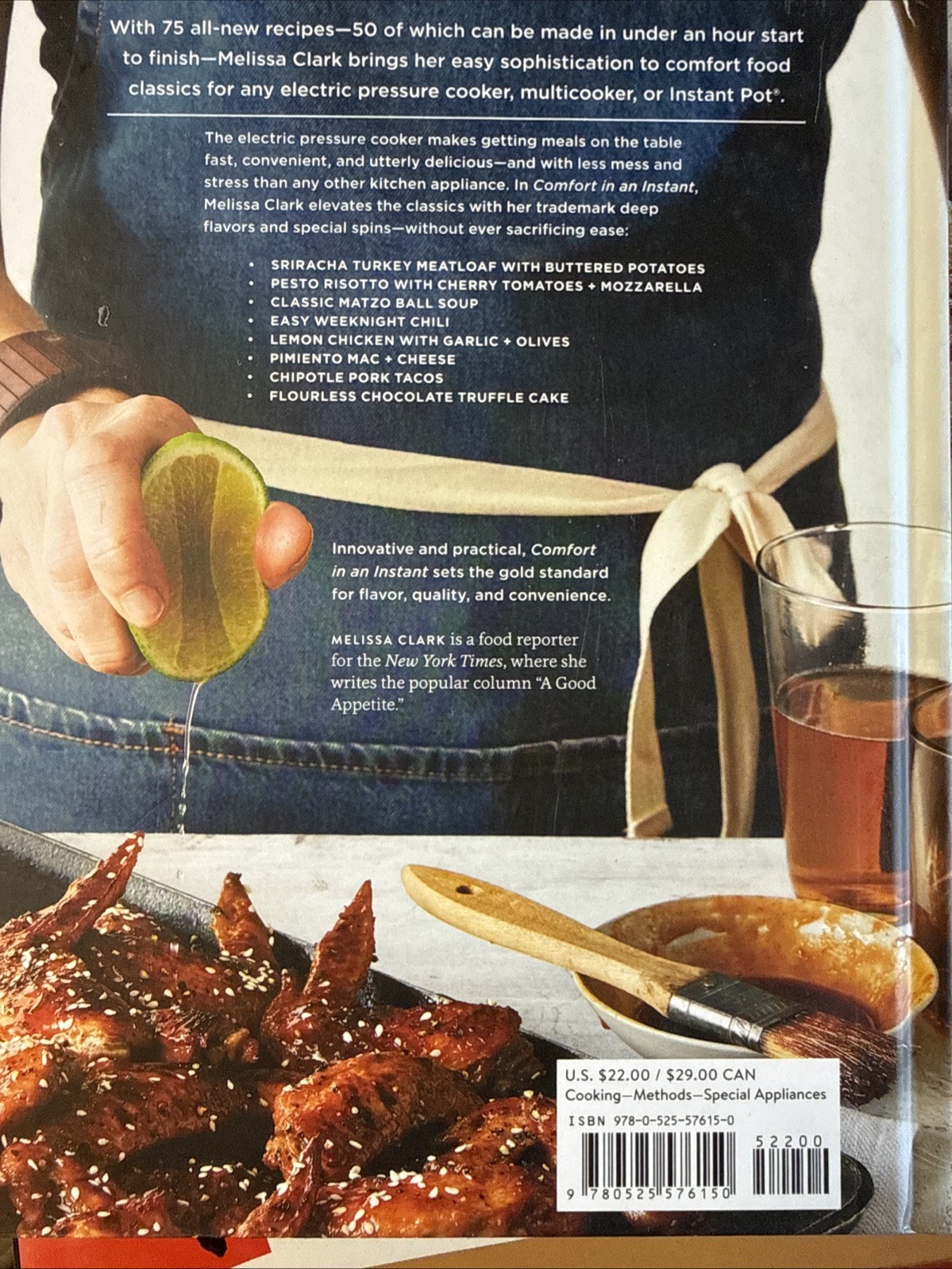 Comfort in an Instant : 75 Comfort Food Recipes By Melissa Clark (HC, 2018)