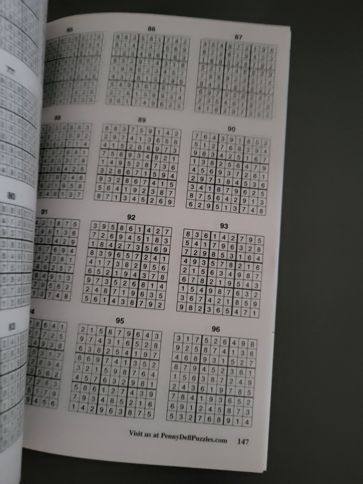 Lot of 3 SUDOKU Puzzle Books by Dell -Top Choice-Totally-Original – 450+ Puzzles