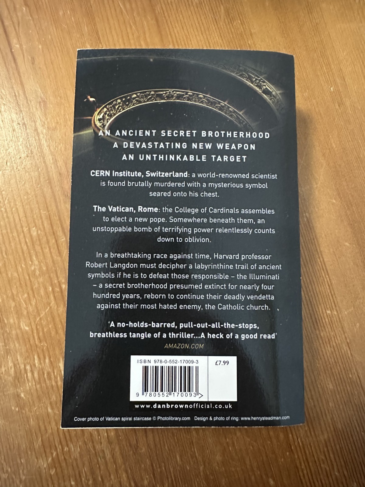 The Robert Langdon Series by Dan Brown – Books 1-5, Paperback