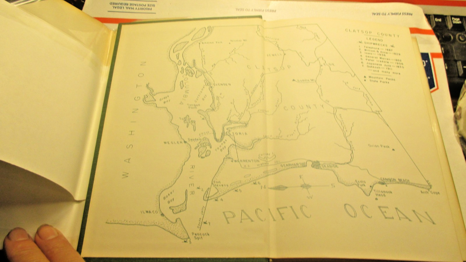 Clatsop County Oregon – A History – by Emma Gene Miller, hardcover 1958