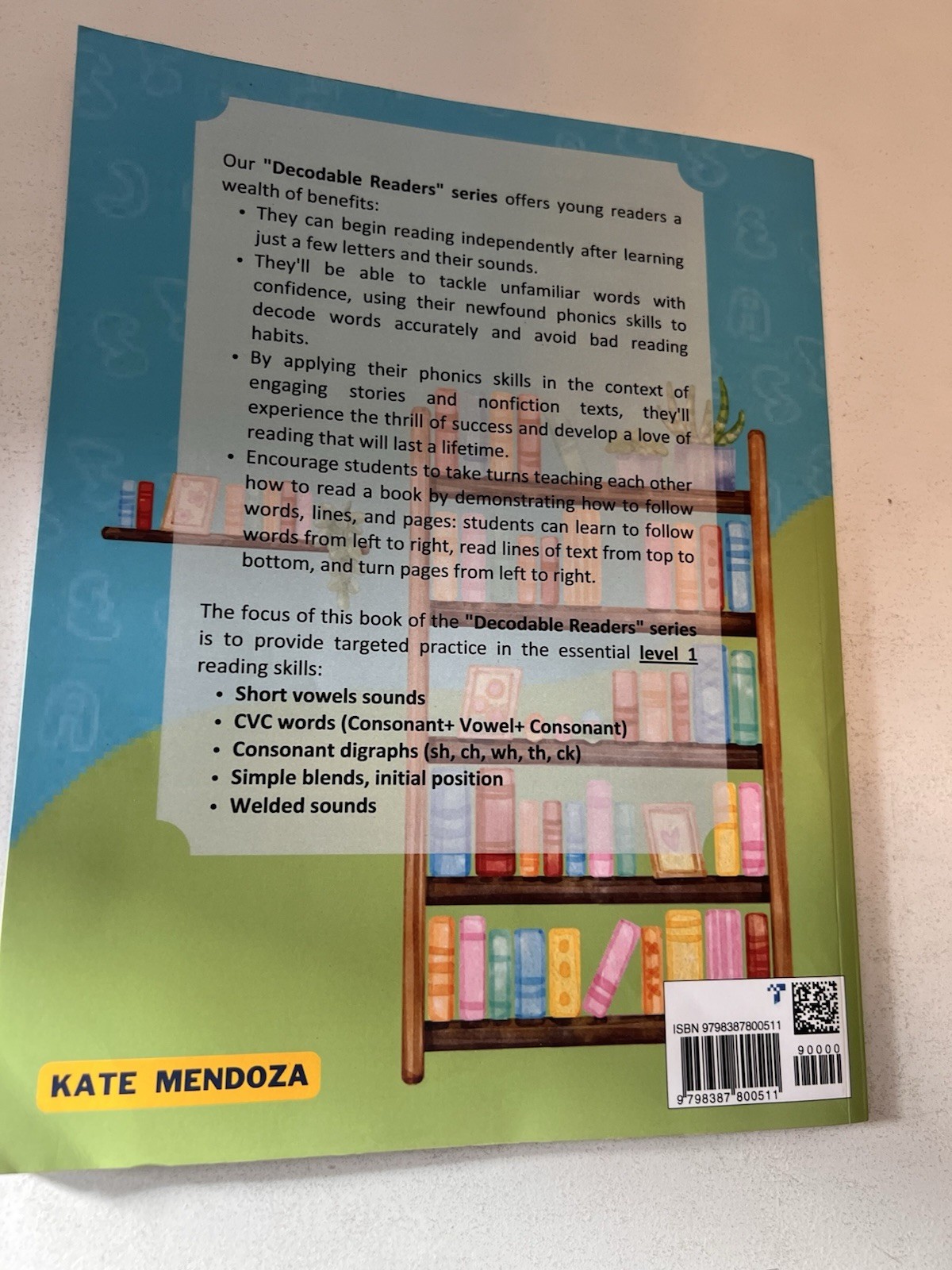 Decodable Readers Book Paperback Level 1 by Orton Gillingham