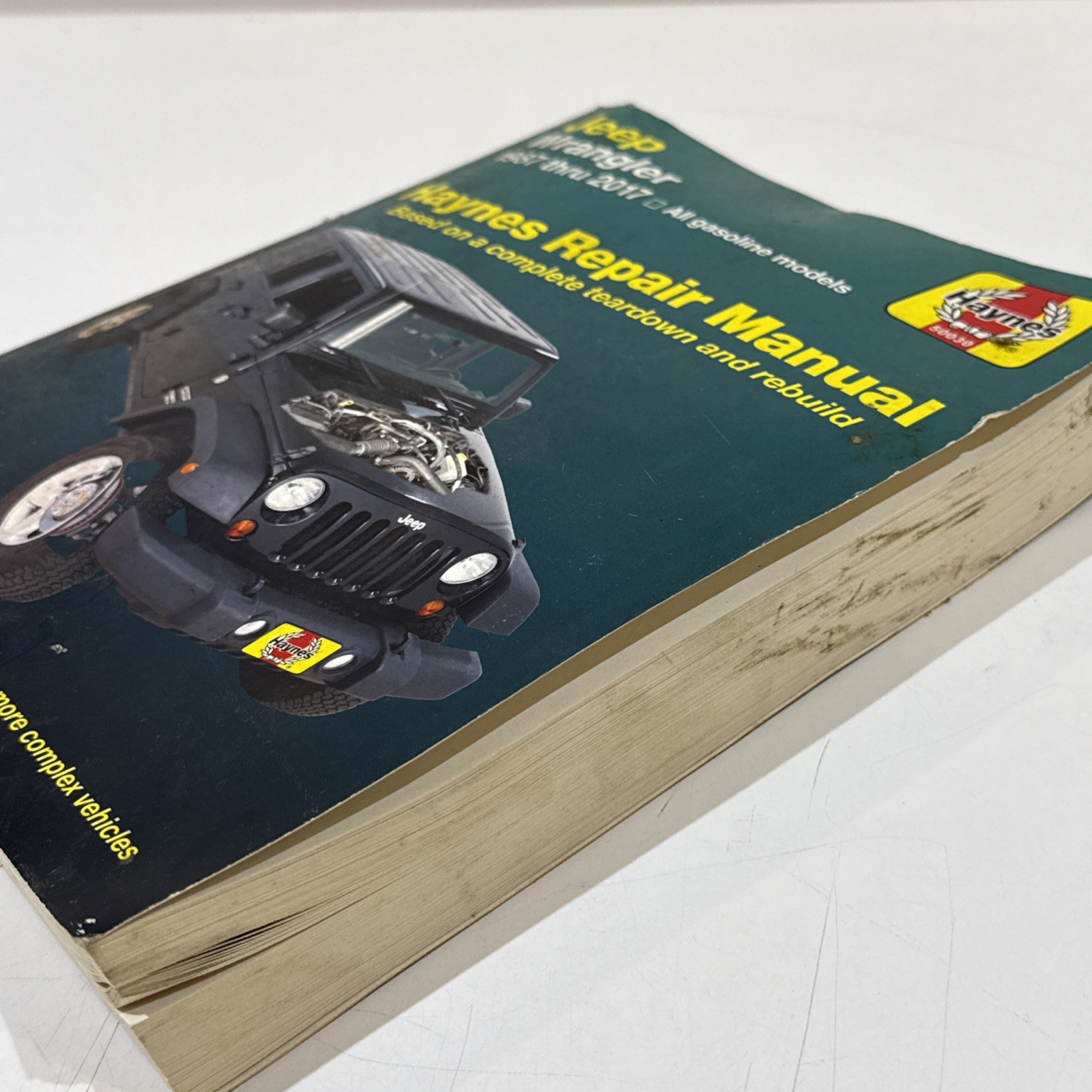 Jeep Wrangler 1987-2017 Haynes Repair Manual #50030 All Models Teardown Rebuild