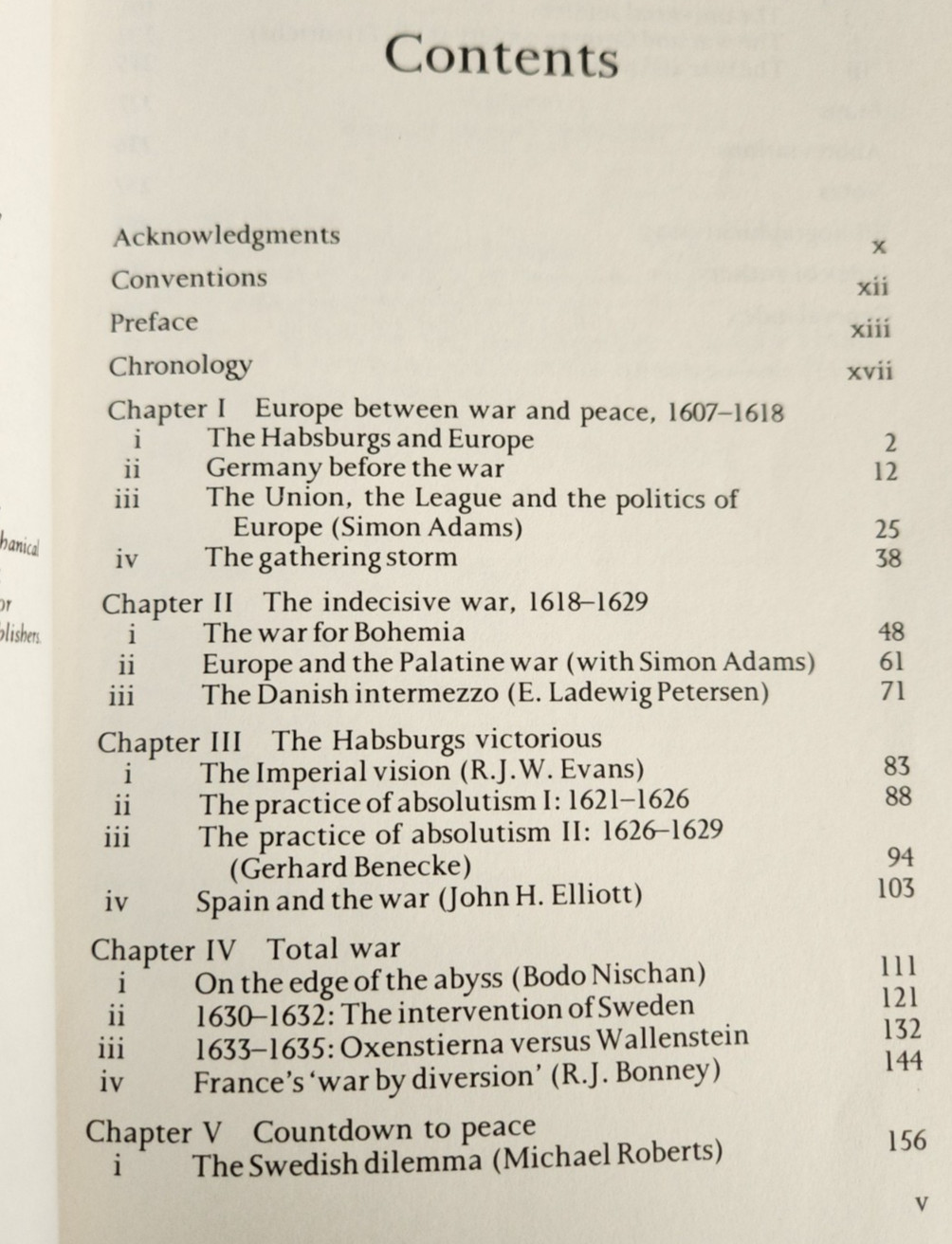 The Thirty Years’ War Edited by Parker, Geoffrey Illustrated, Maps