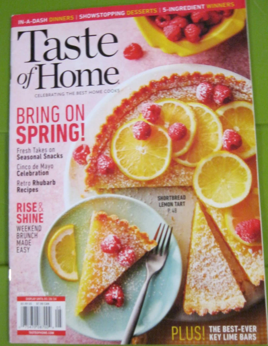 TASTE OF HOME BRING ON SPRING ISSUE APRIL MAY 2024 78 PAGES