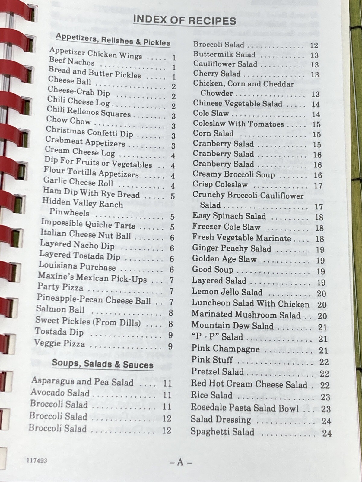 Vintage Cook Book Our Best Home Cooking Tishomingo United Methodist Women