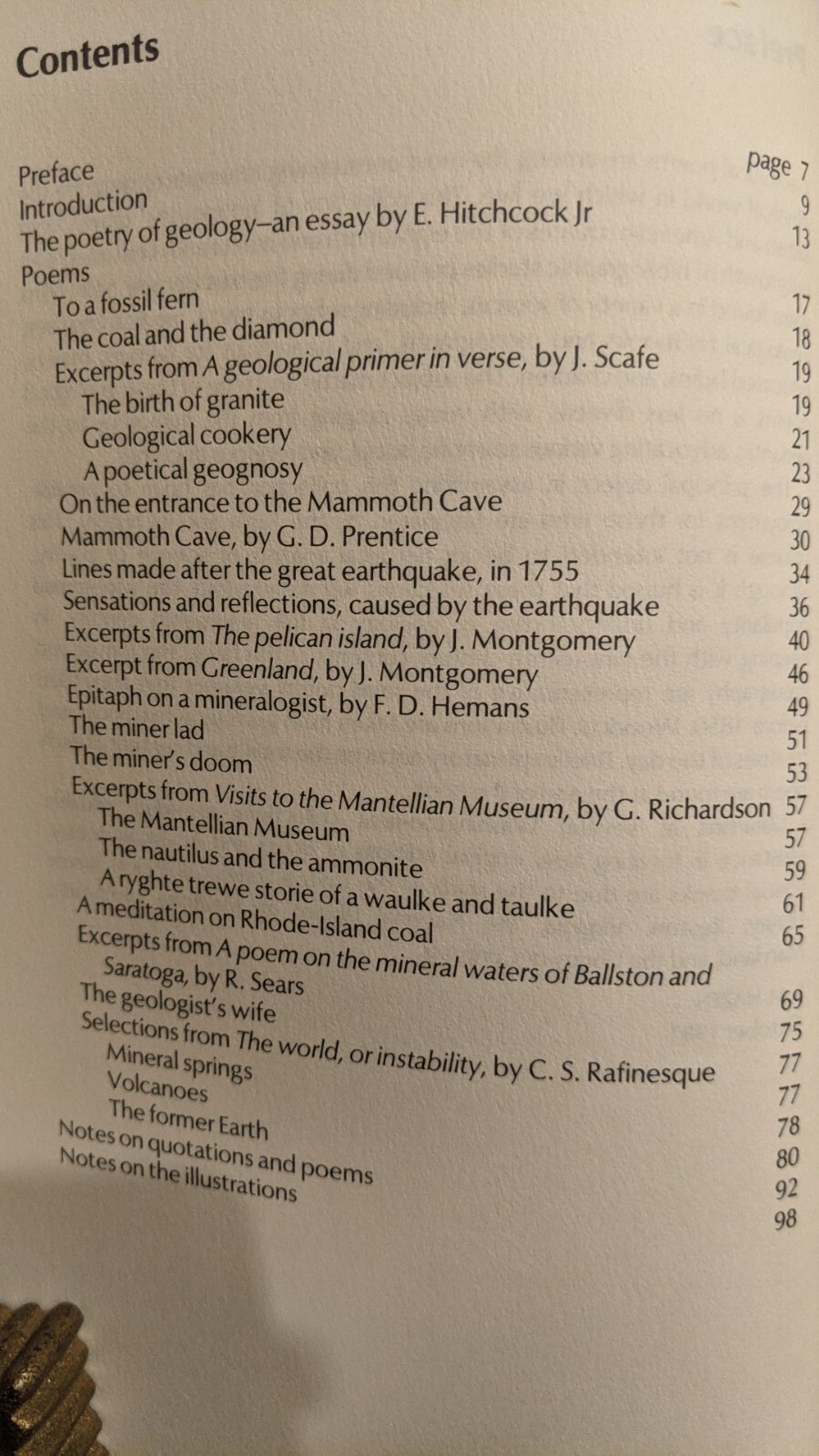 Robert Hazen, Editor; THE POETRY OF GEOLOGY, 1982, HB, DJ, George Allen & Unwin