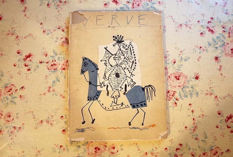 49787/Special Feature Pablo Picasso Paris Art Magazine With 3 Lithographs Verve
