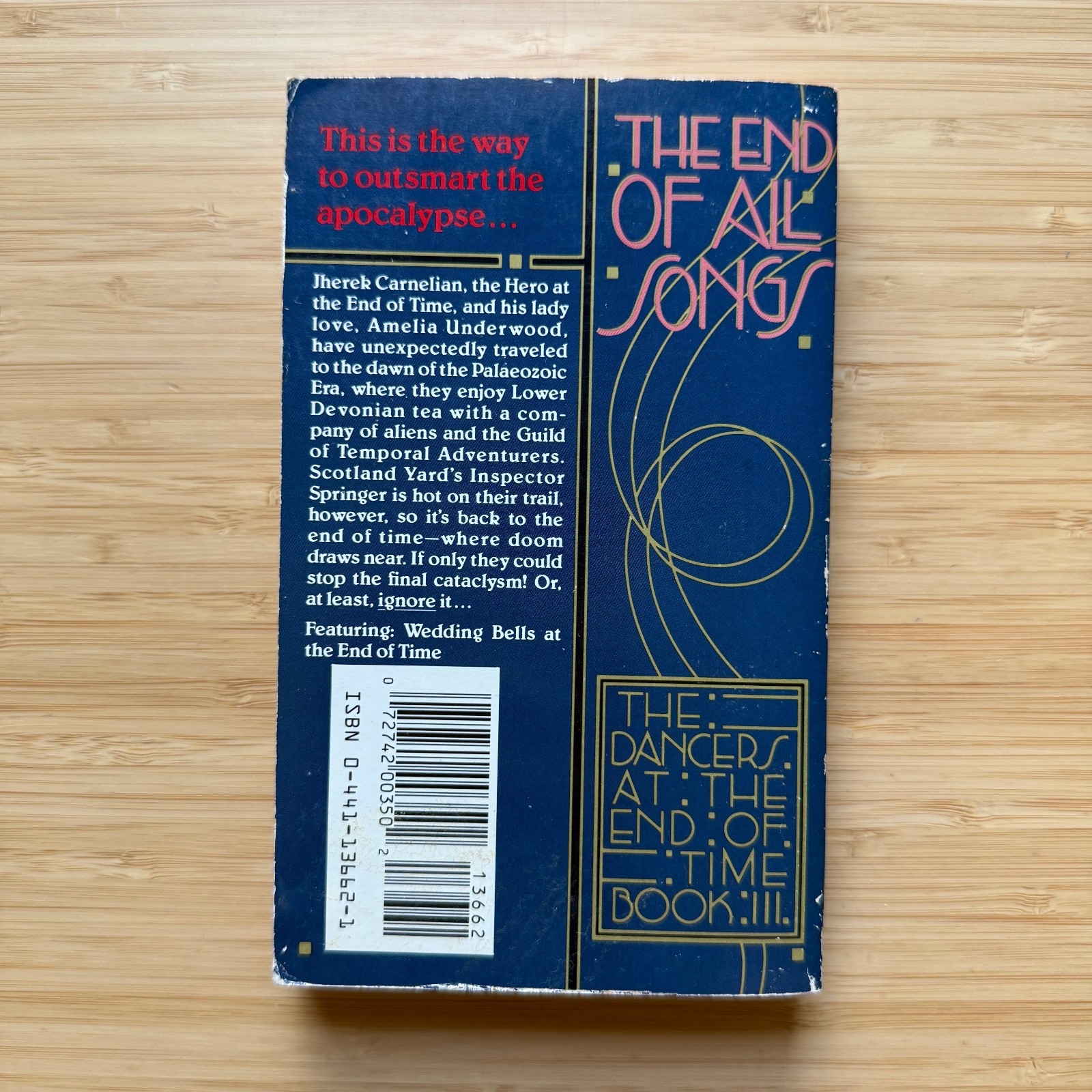 The End of All Songs Dancers at the End of Time Michael Moorcock 1988 1st Ace PB