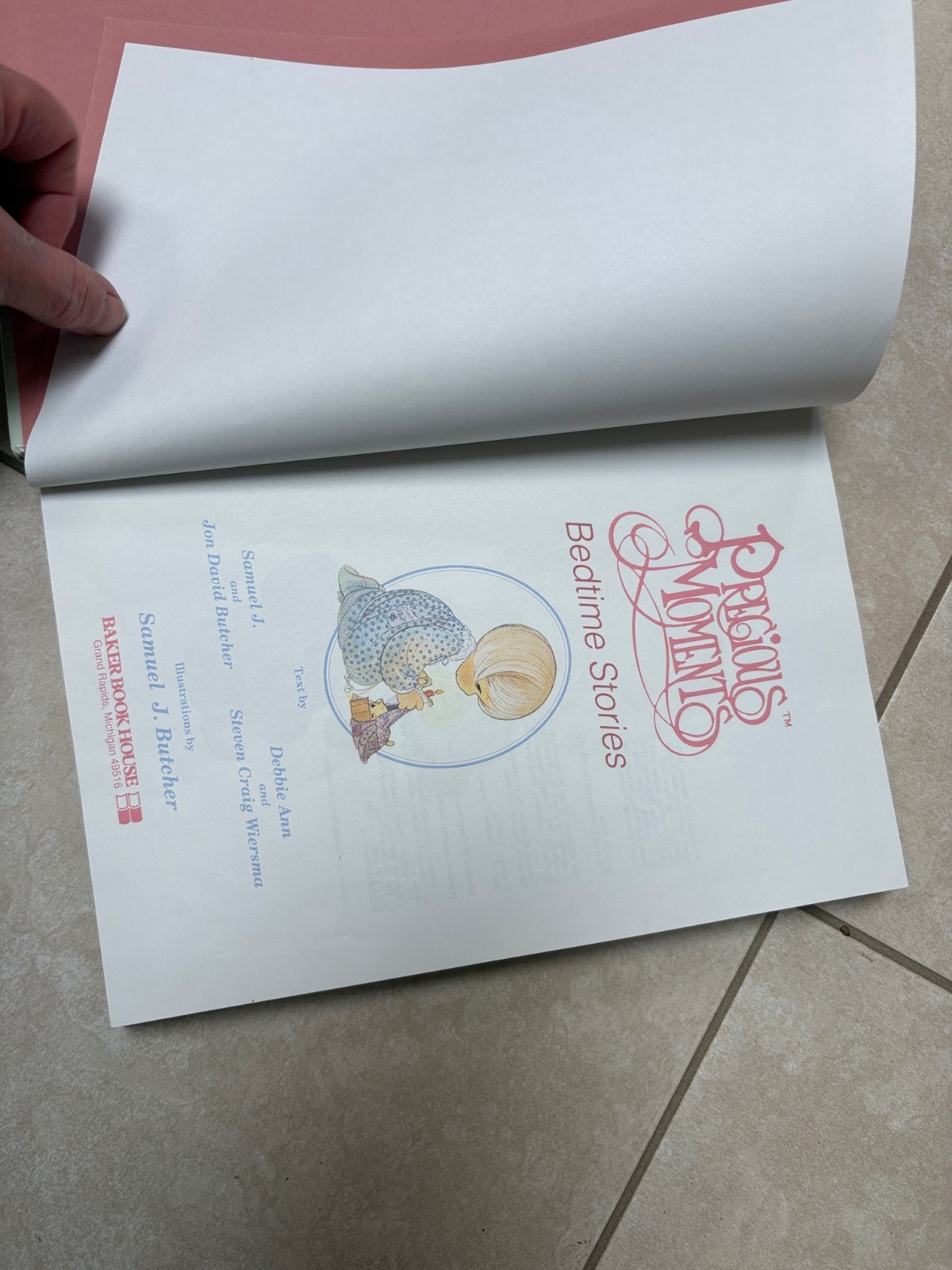 Precious Moments Bedtime Stories, hardcover, 250 pages, clean