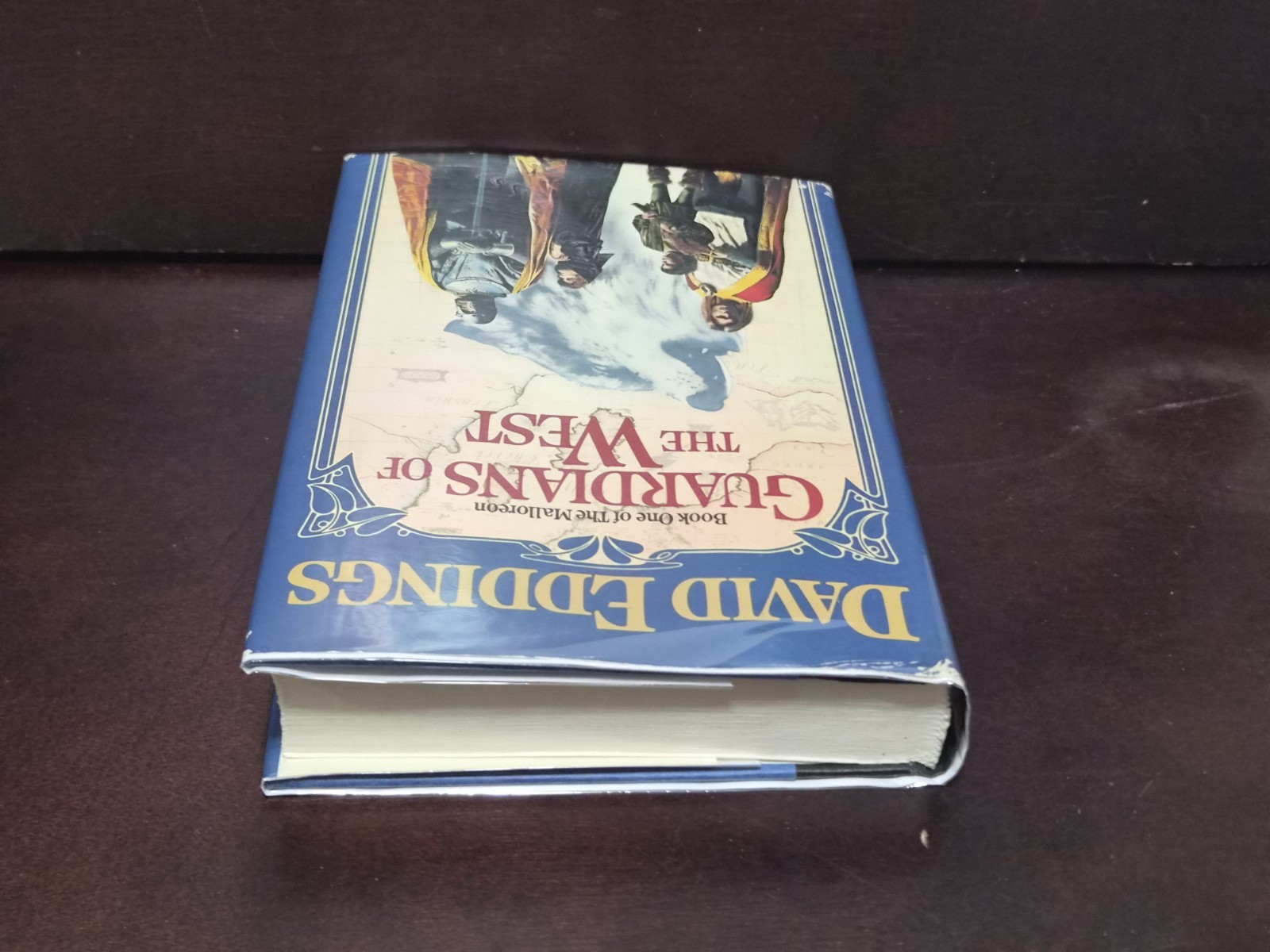 David Eddings GUARDIAN OF THE WEST Malloreon 1 1987 Del Rey BCE HCDJ VG Mylar