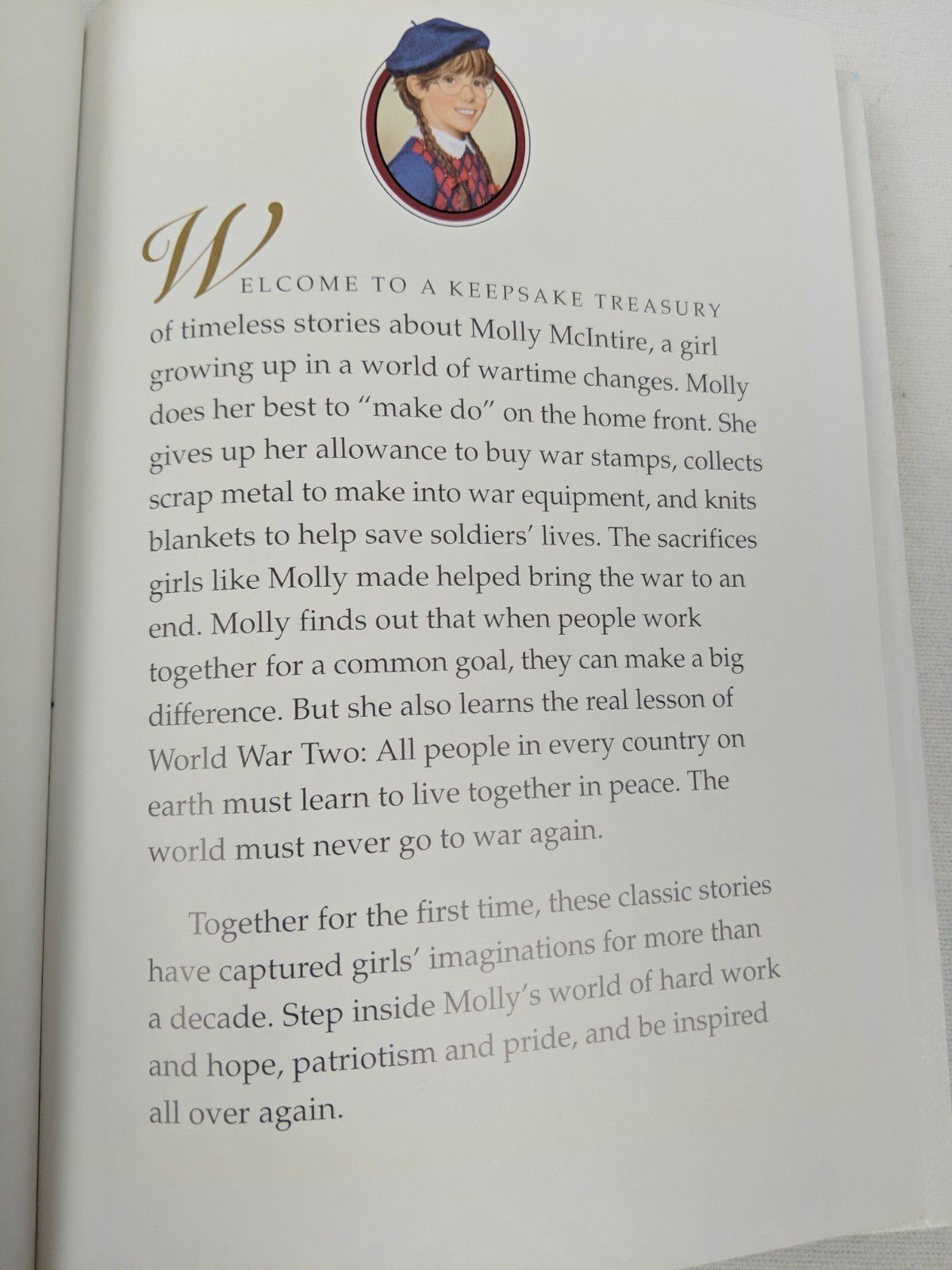 American Girls Collection Molly’s Story Collection (2004) HB DJ Valerie Tripp