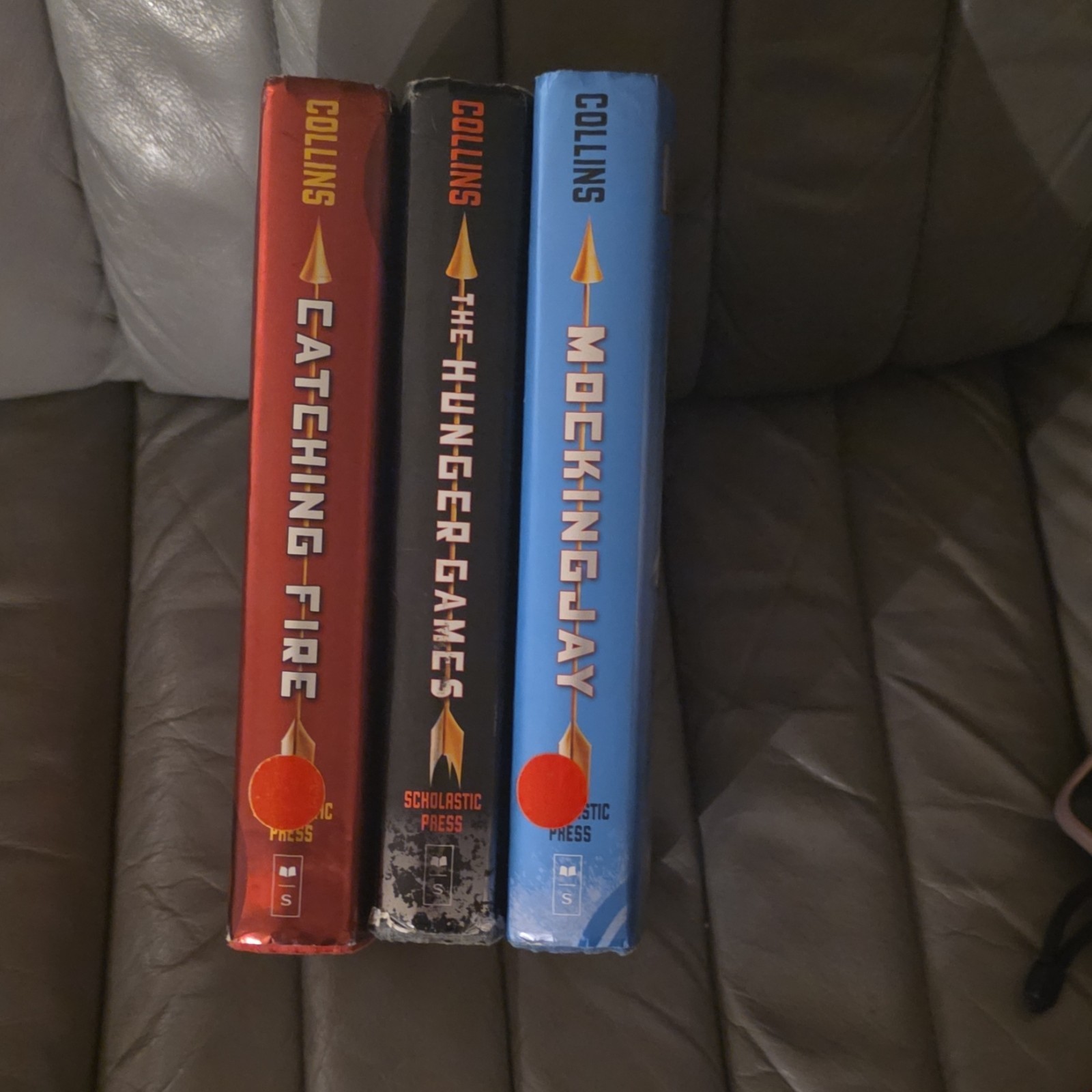 Suzanne Collins The Hunger Games Trilogy Hardcover Set Dust Jacket Scholastic